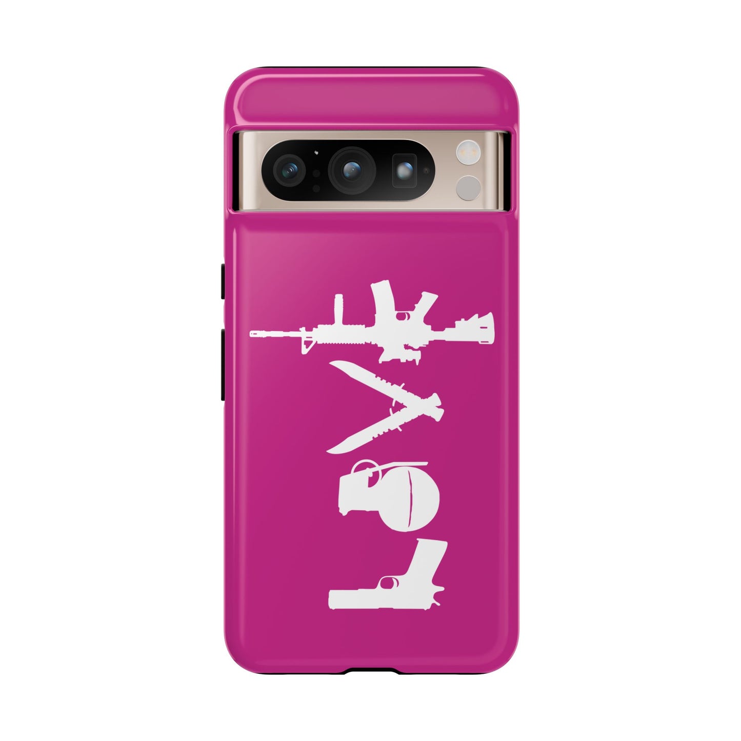 Dark Pink Love Phone Case