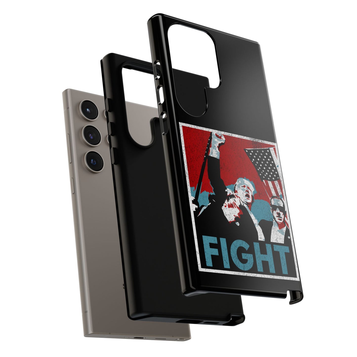 Black Trump Fight Phone Case