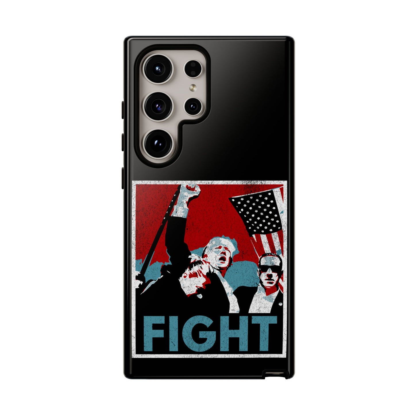 Black Trump Fight Phone Case
