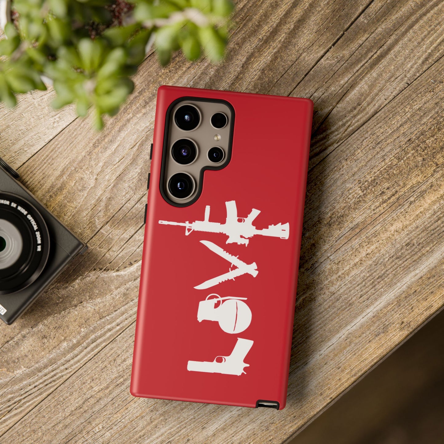 Dark Red Love Phone Case