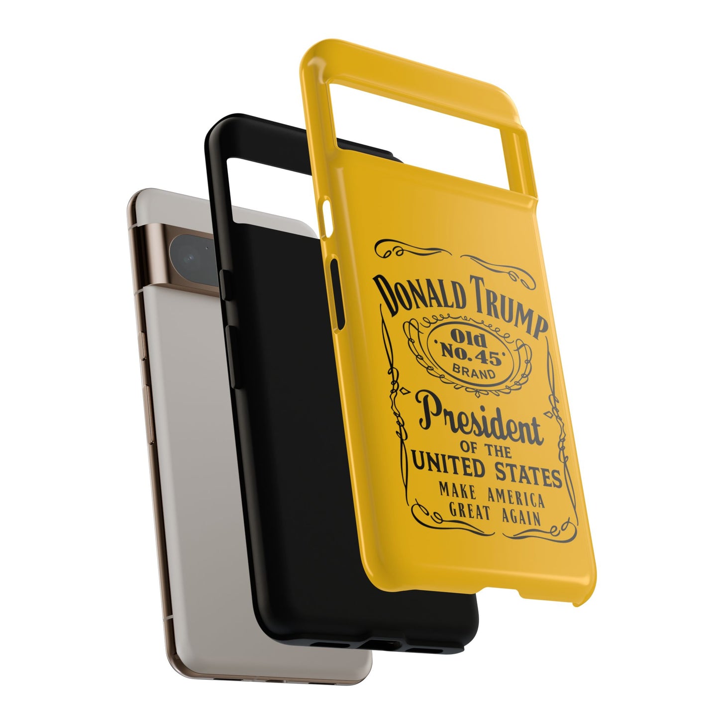 Yellow Trump Whiskey Phone Case