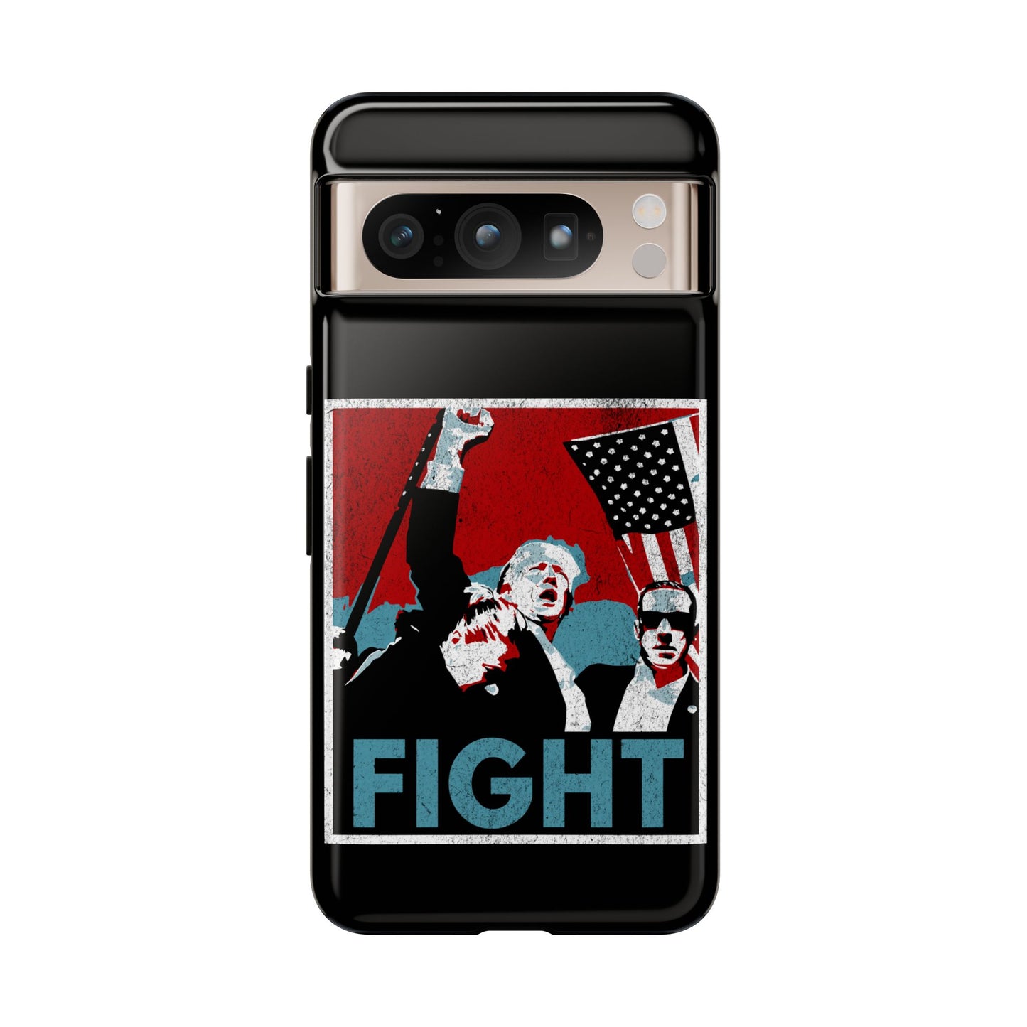 Black Trump Fight Phone Case