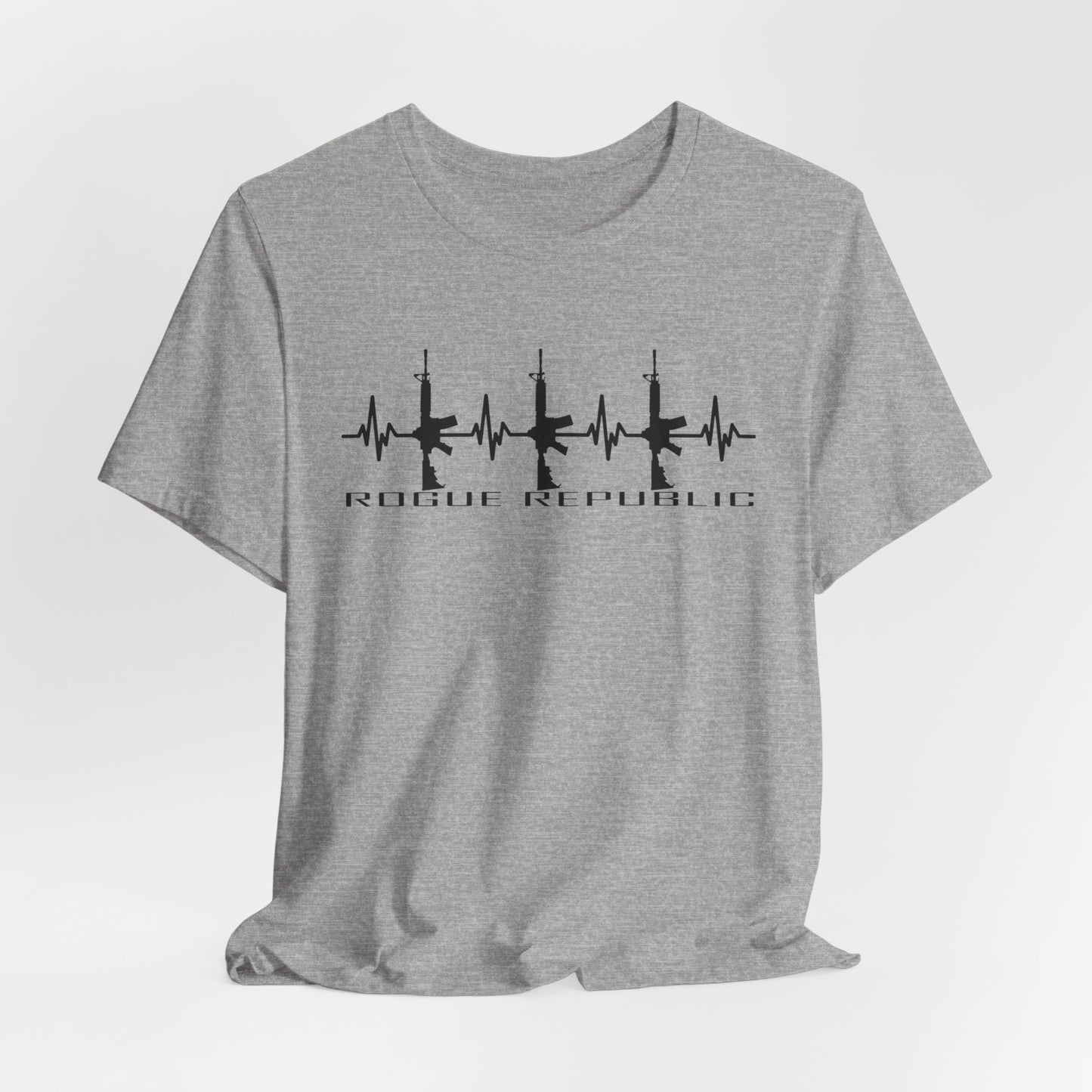 Rifle EKG - Unisex Cotton Crew Tee