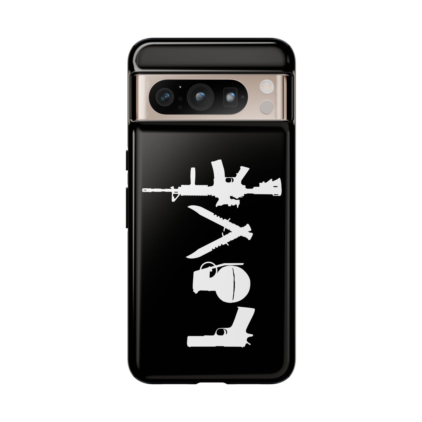 Black Love Phone Case