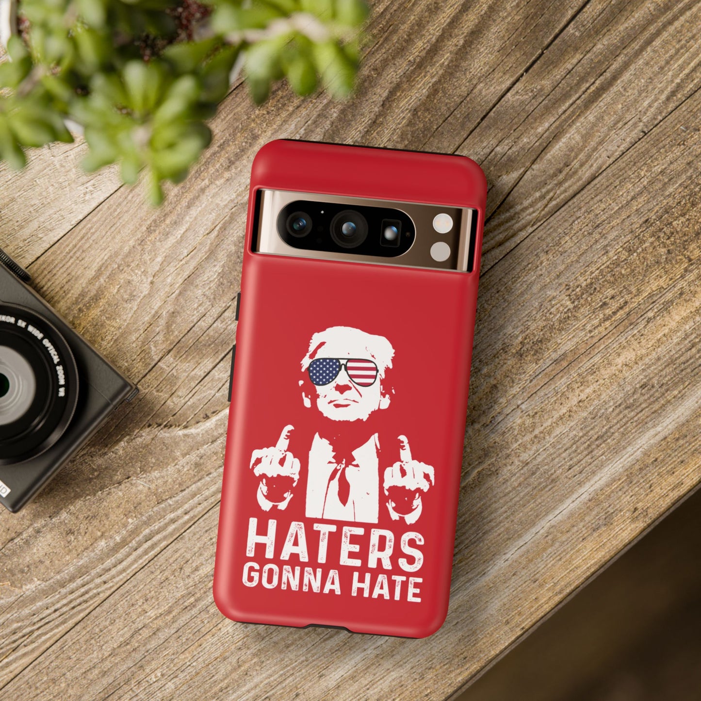 Dark Red Trump Hater Phone Case