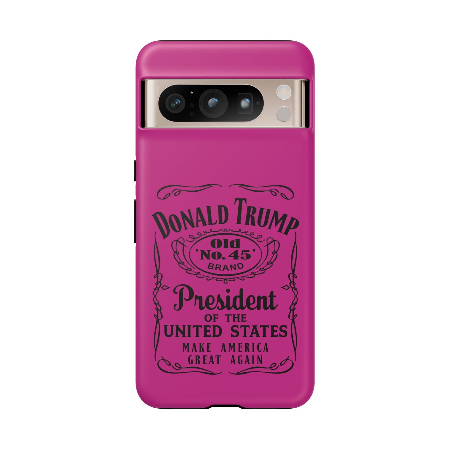 Dark Pink Trump Whiskey Phone Case