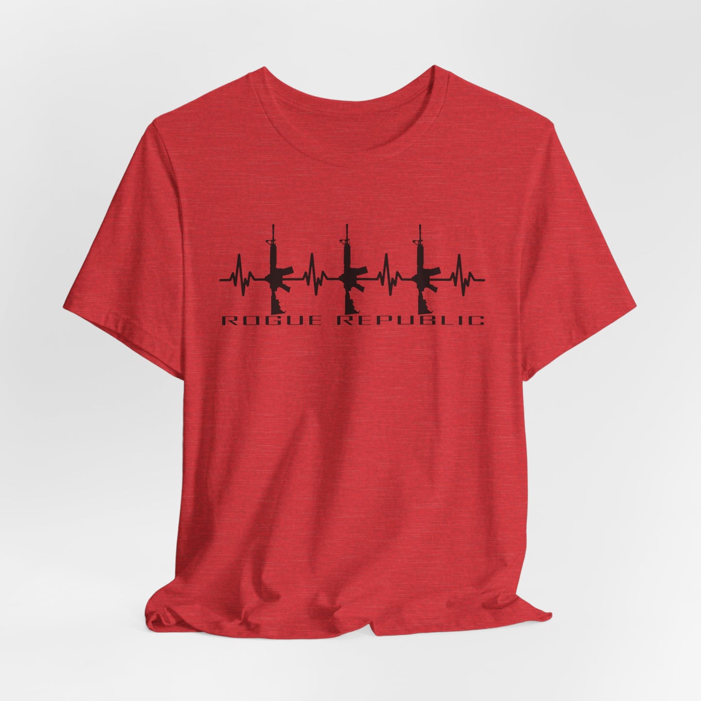 Rifle EKG - Unisex Cotton Crew Tee