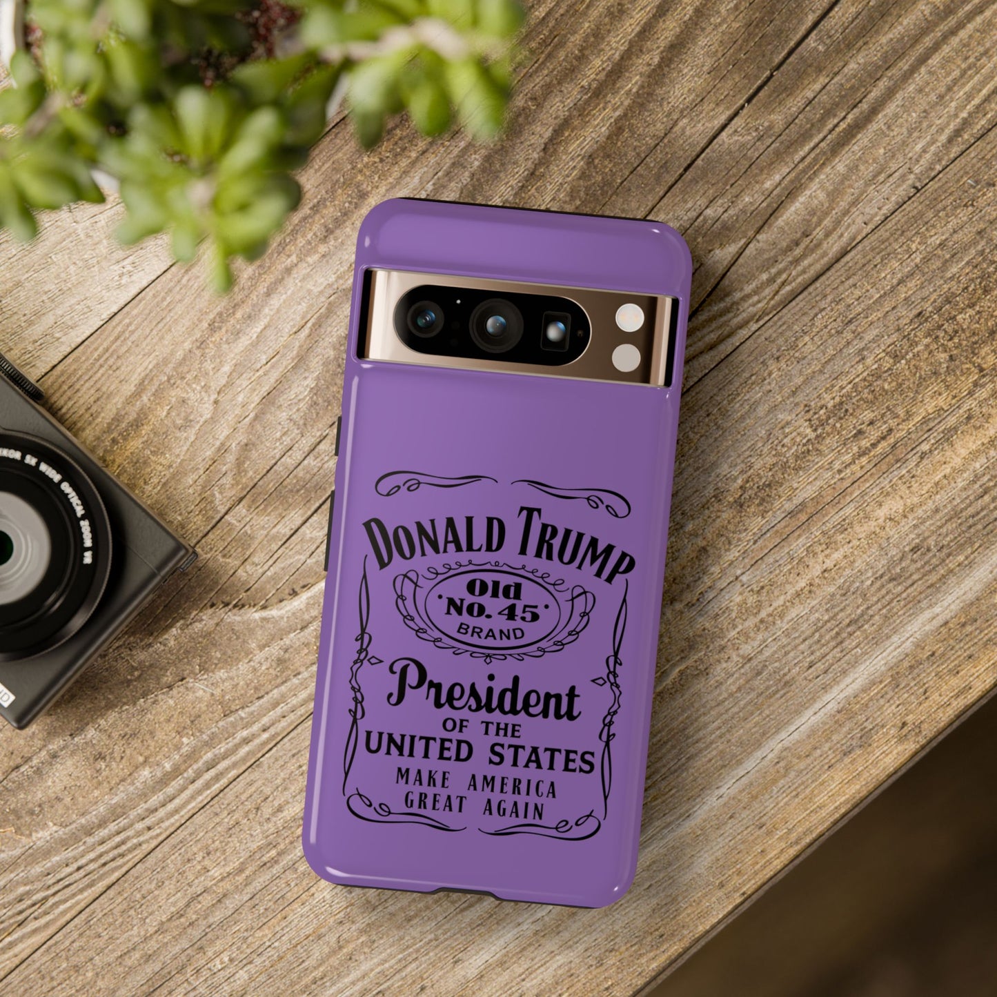 Light Purple Trump Whiskey Phone Case