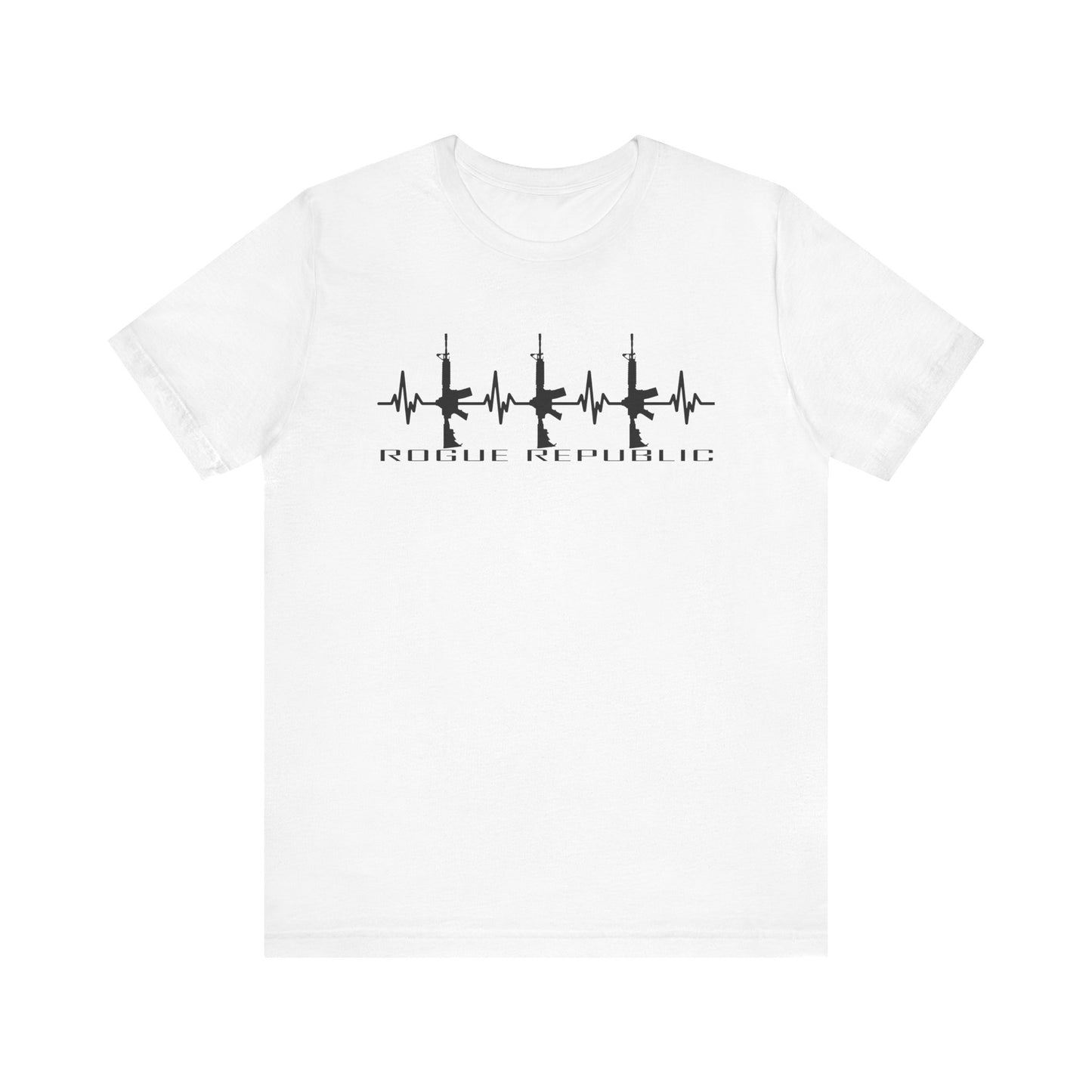 Rifle EKG - Unisex Cotton Crew Tee