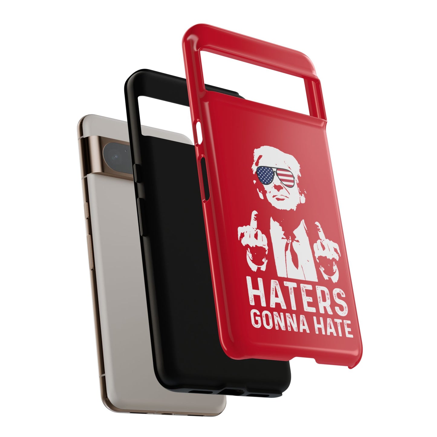 Dark Red Trump Hater Phone Case