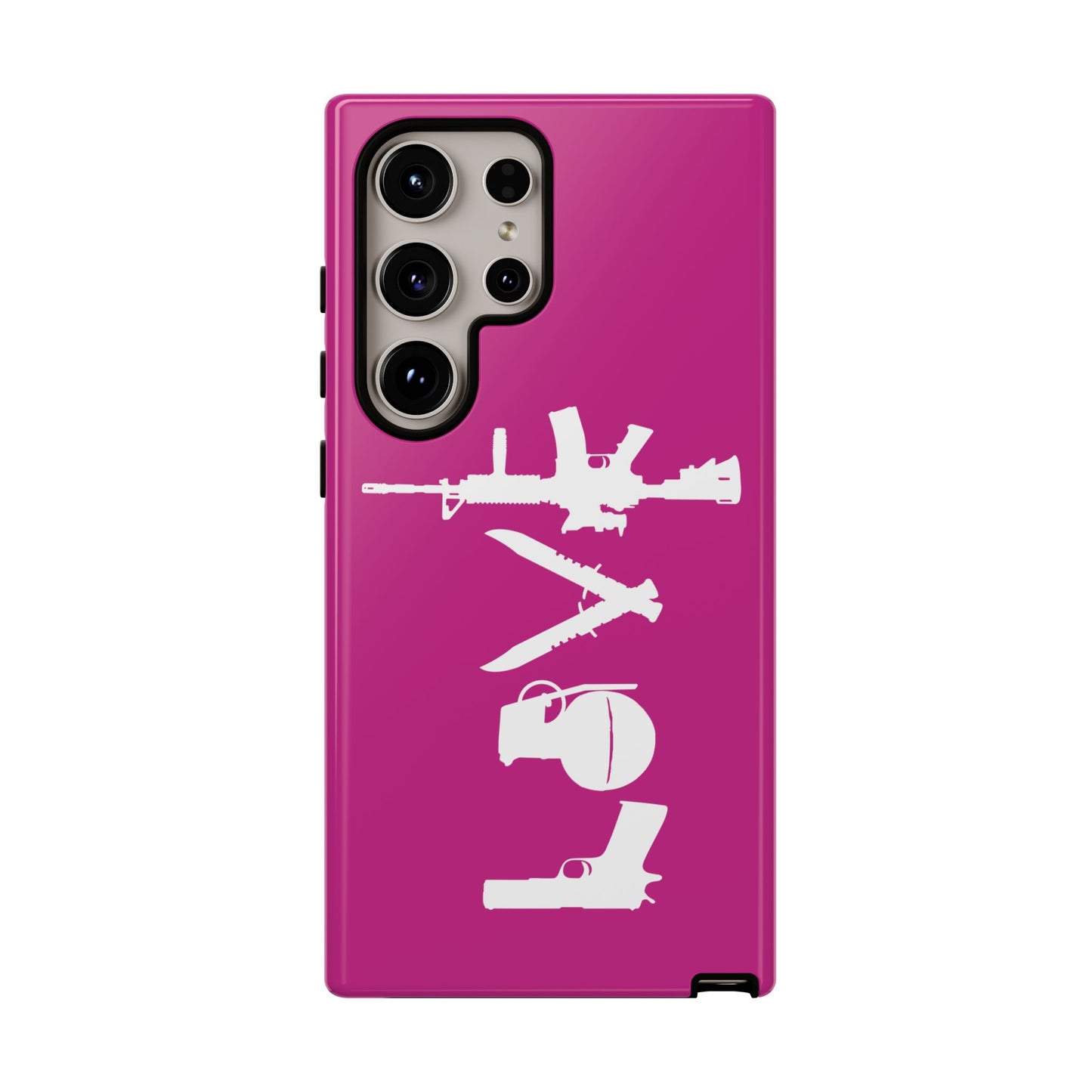 Dark Pink Love Phone Case