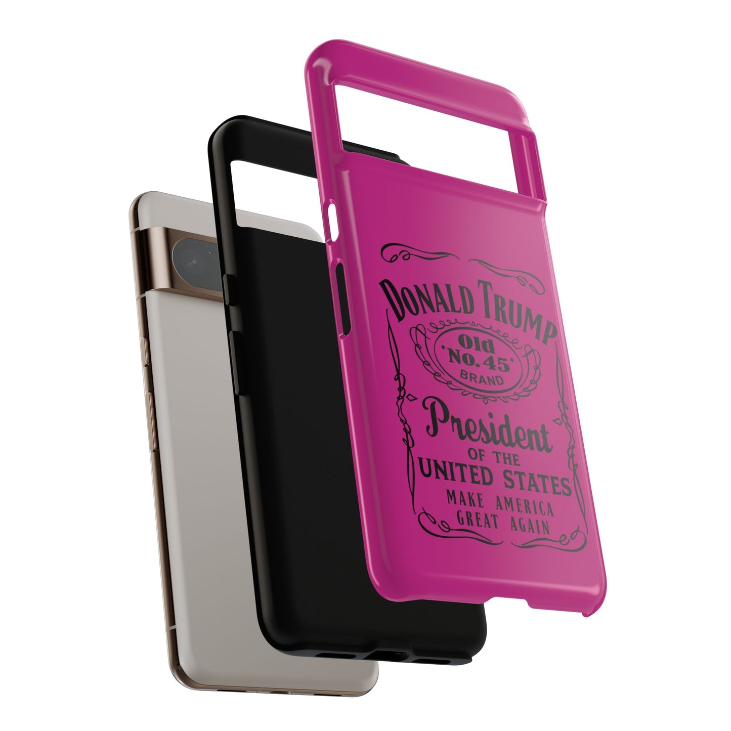 Dark Pink Trump Whiskey Phone Case