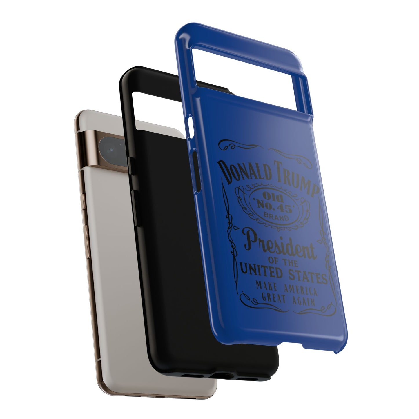 Blue Trump Whiskey Phone Case