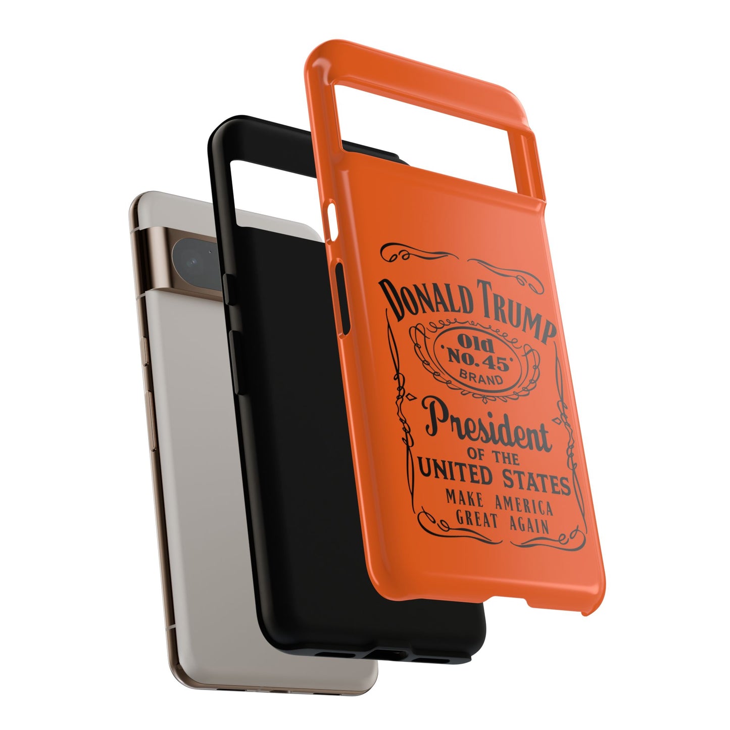 Orange Trump Whiskey Phone Case