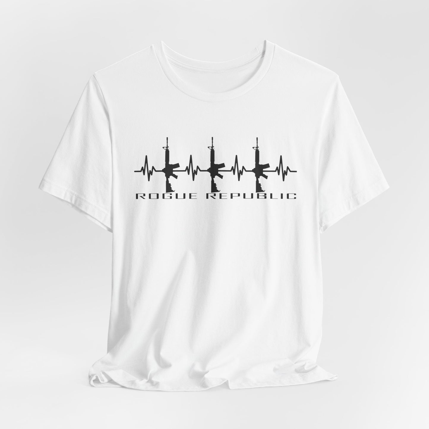 Rifle EKG - Unisex Cotton Crew Tee