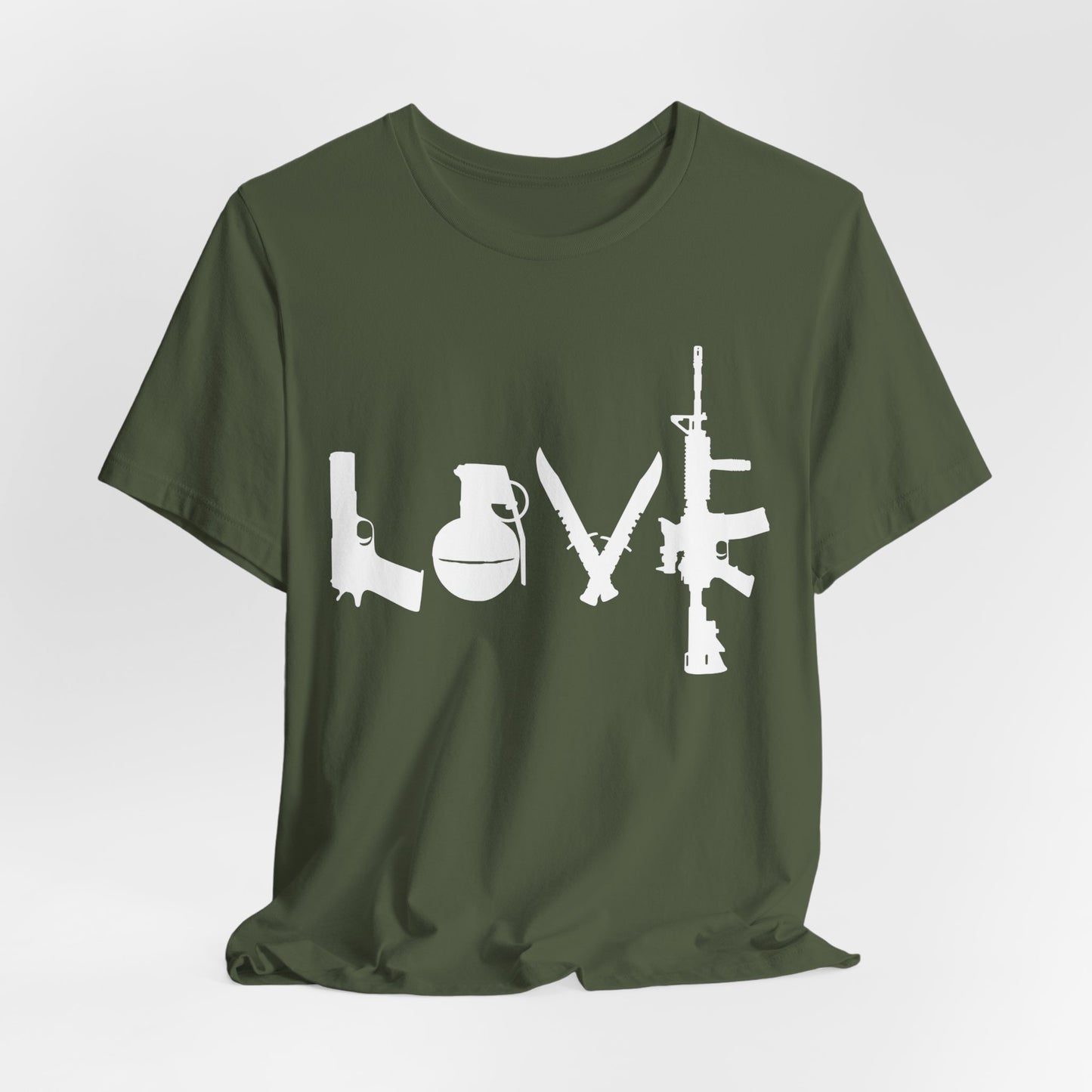 LOVE - Unisex Cotton Crew Tee