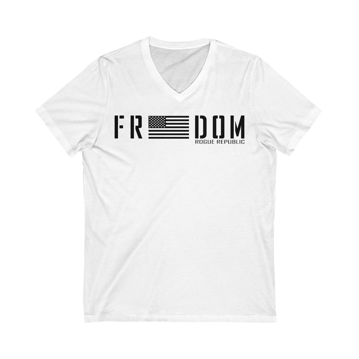 FREEDOM Short Sleeve V-Neck Tee