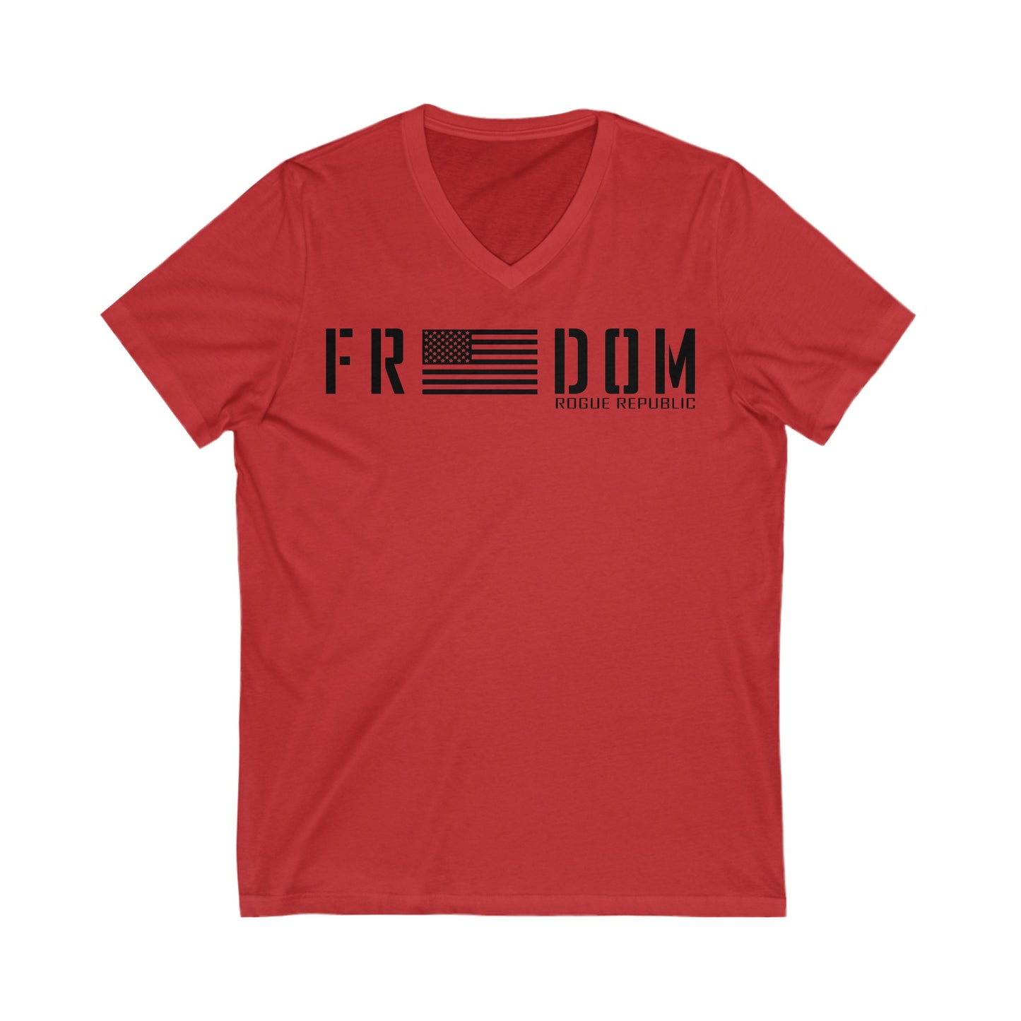 FREEDOM Short Sleeve V-Neck Tee