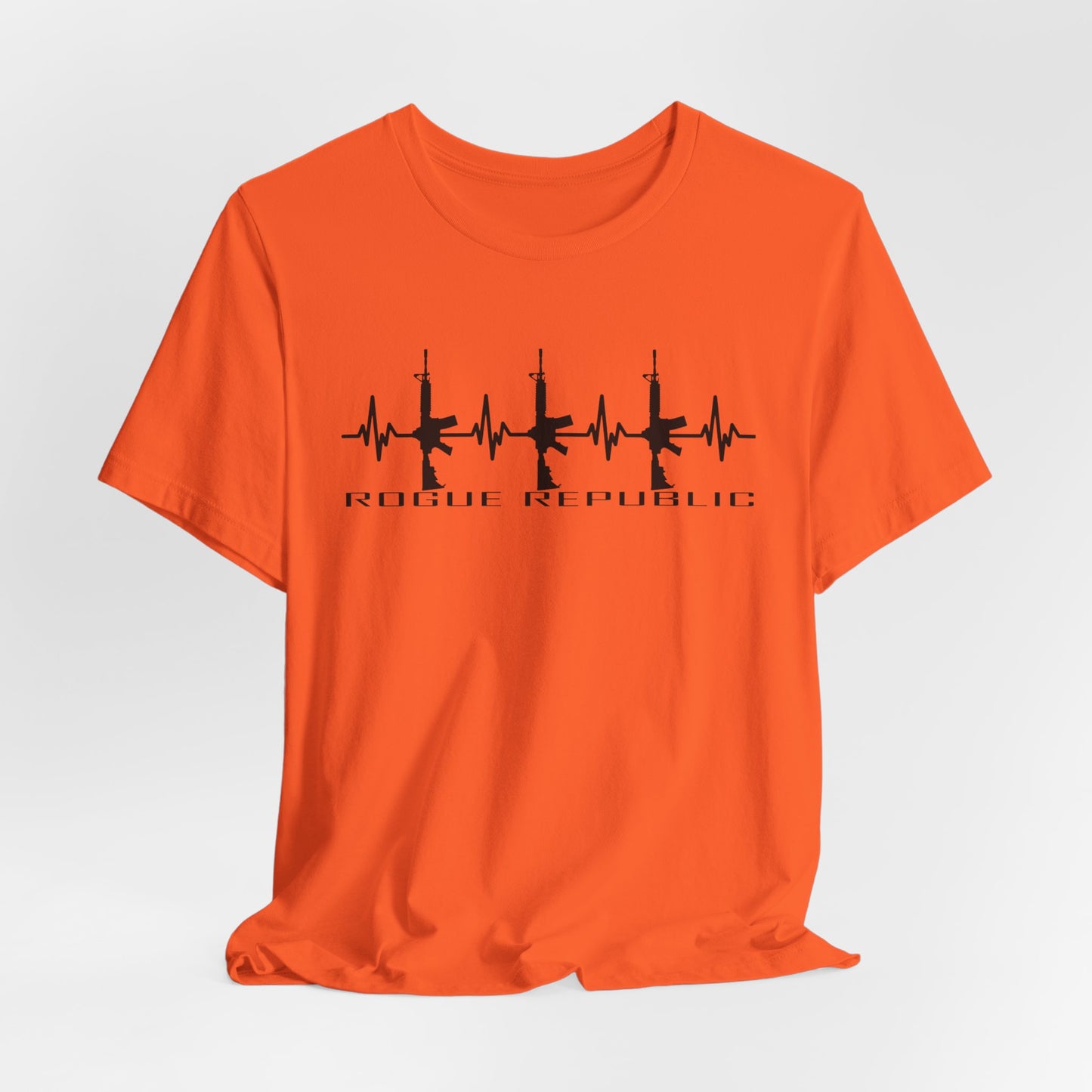 Rifle EKG - Unisex Cotton Crew Tee