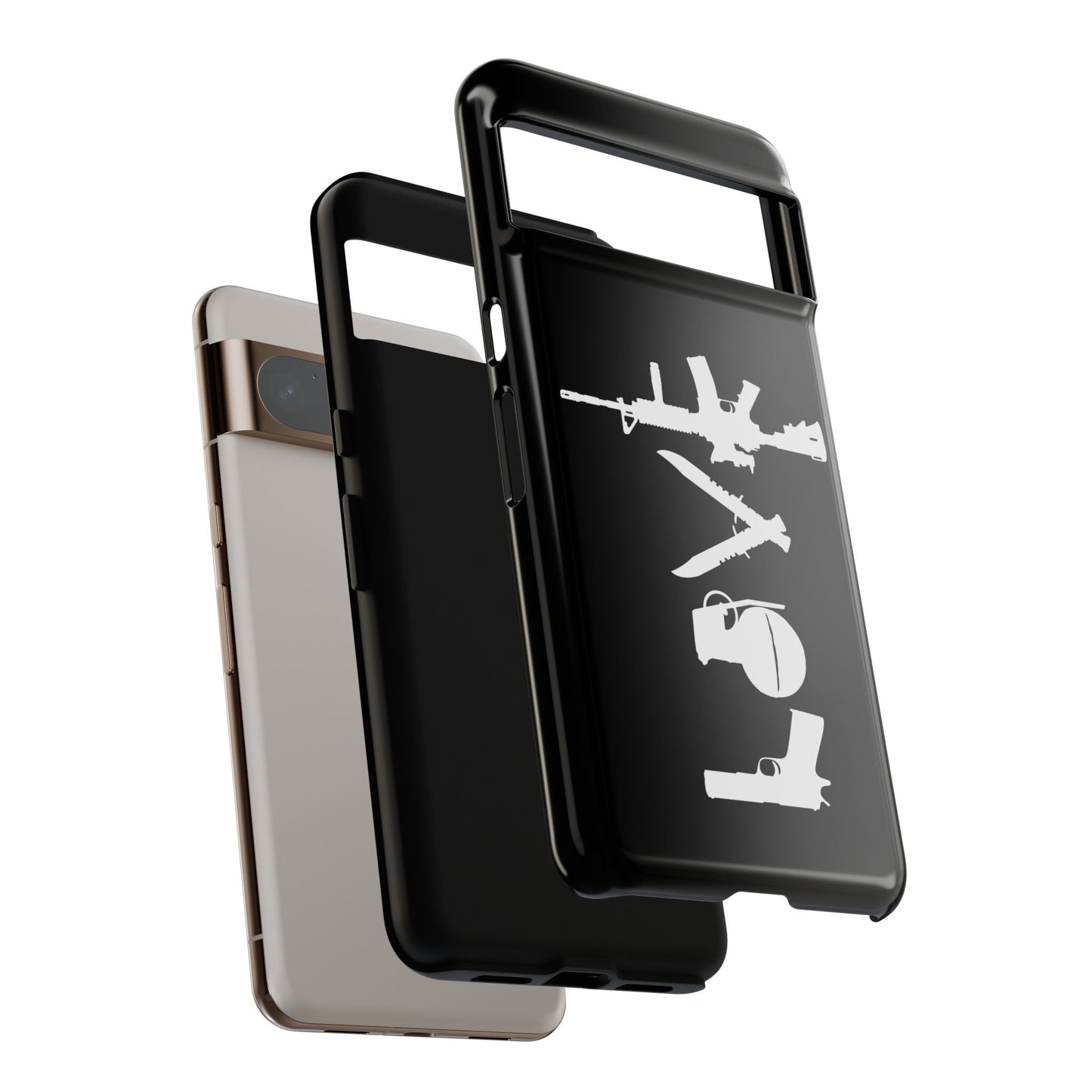 Black Love Phone Case