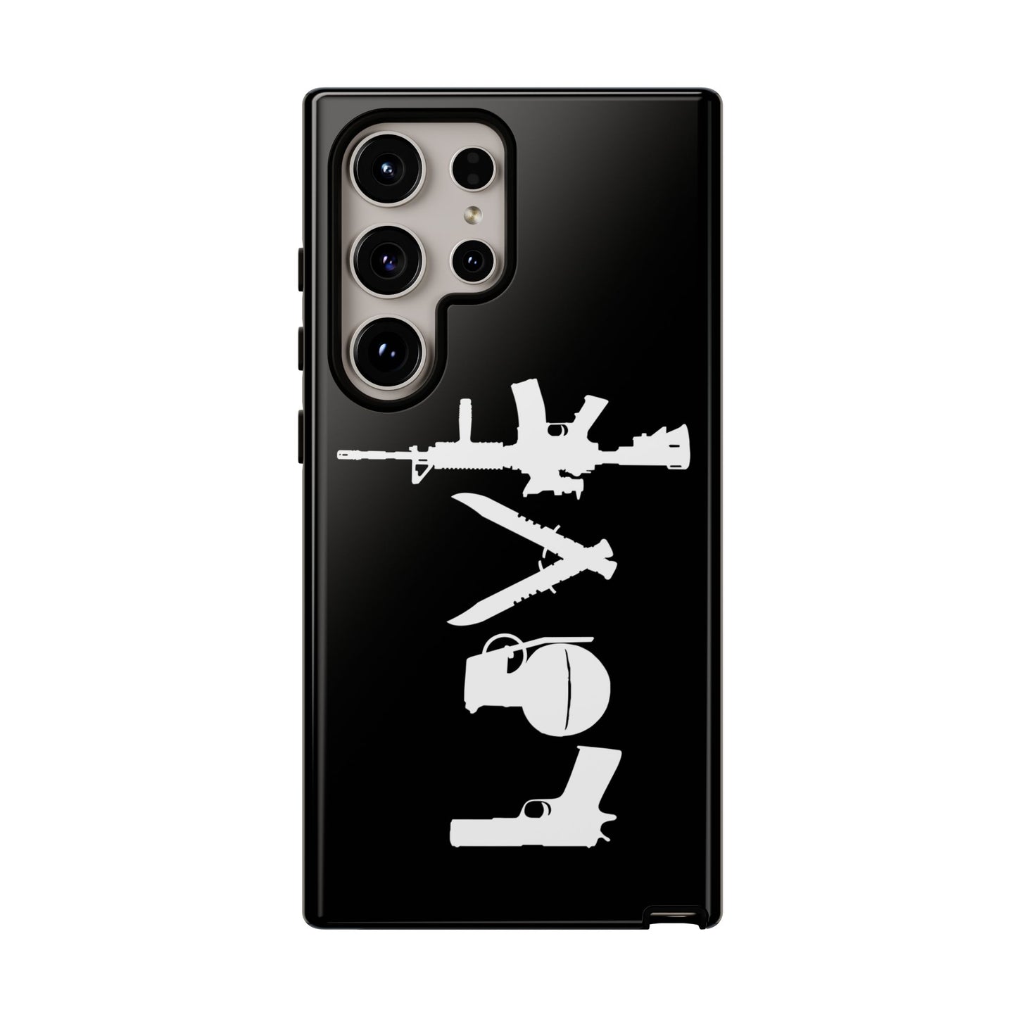 Black Love Phone Case