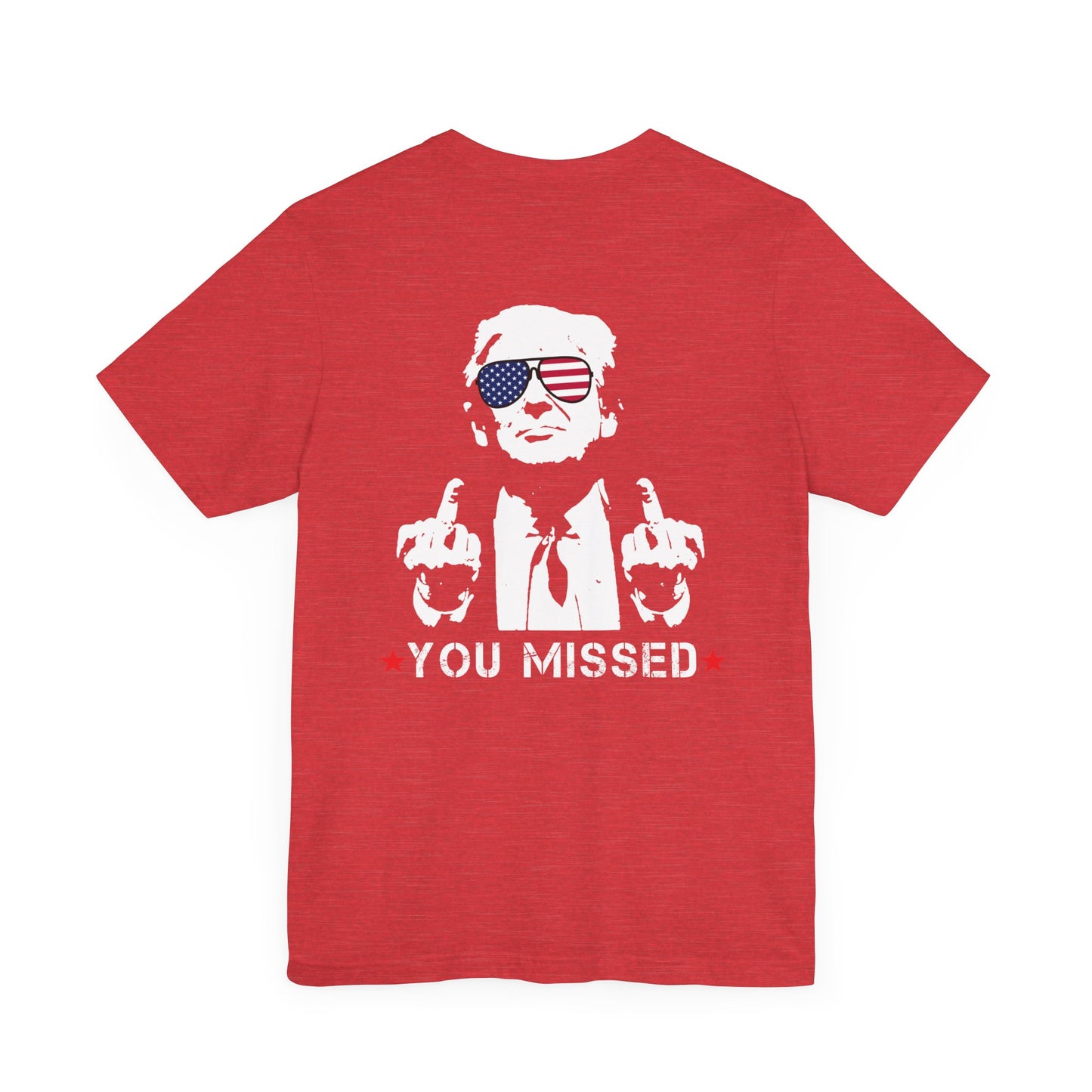 Trump 2024 - You Missed - Unisex Cotton Crew Tee