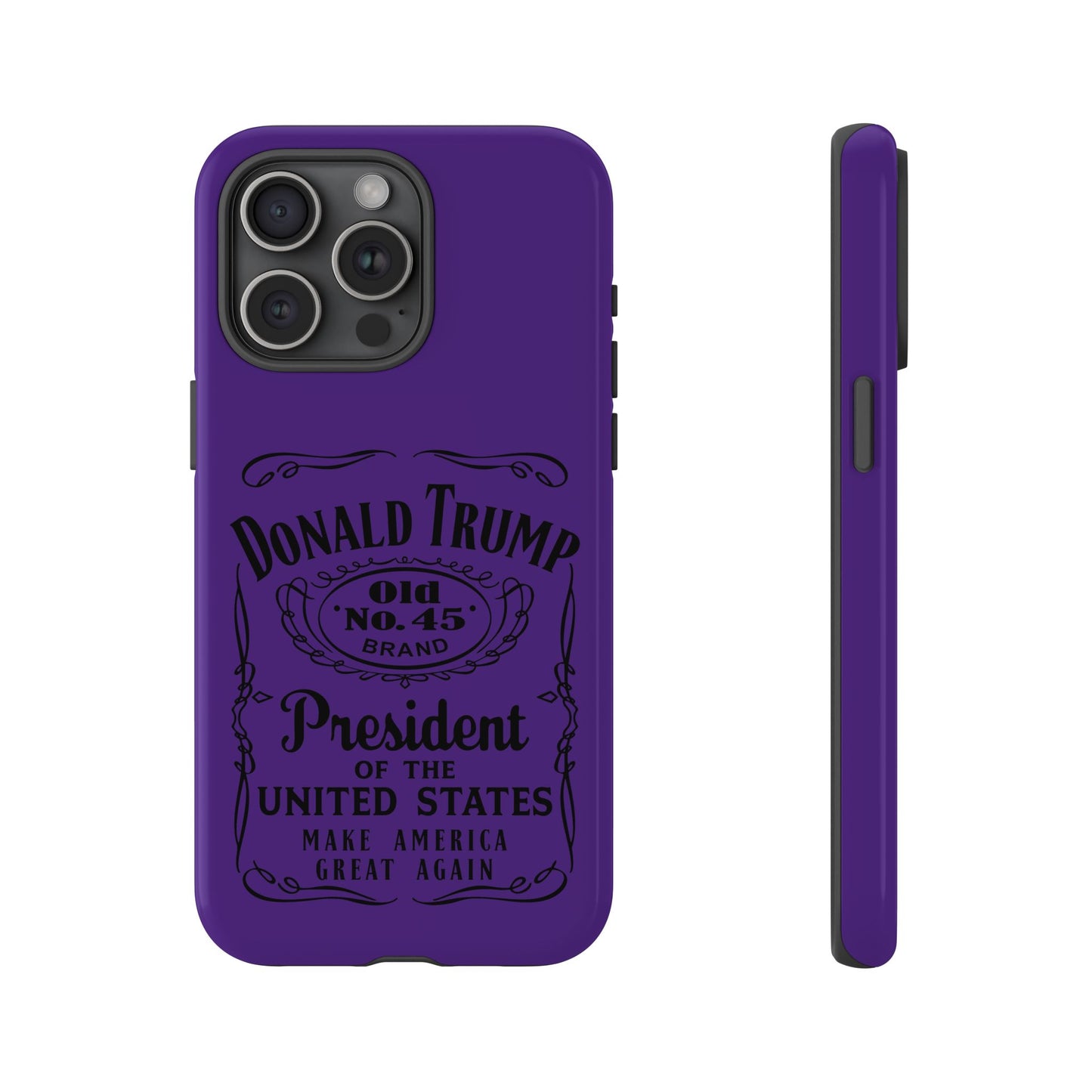 Purple Trump Whiskey Phone Case