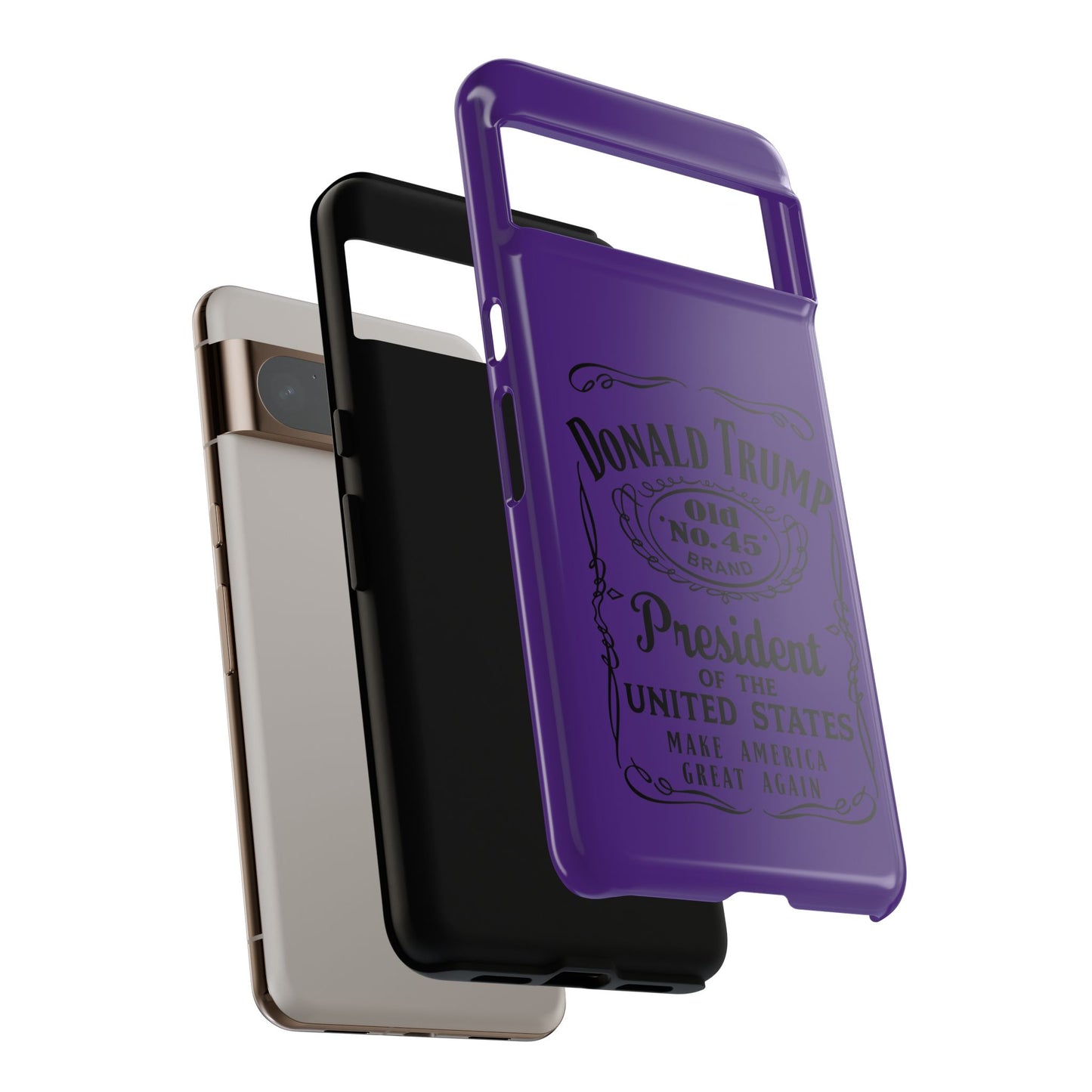Purple Trump Whiskey Phone Case