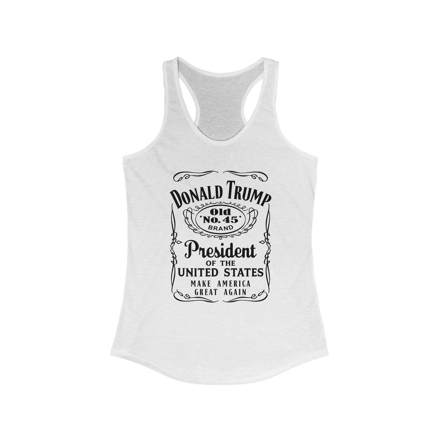 Trump Whiskey Women's Ideal Racerback Tank