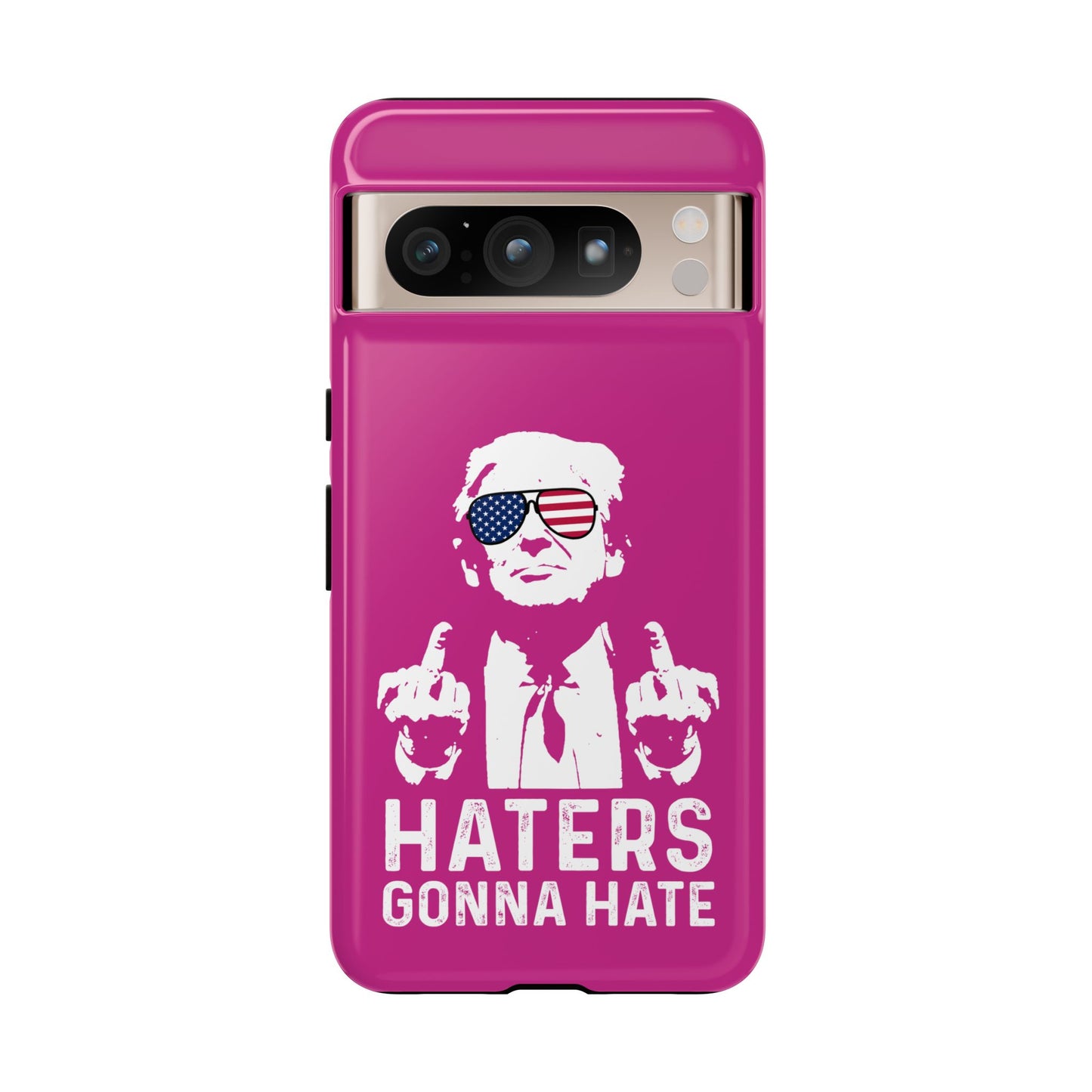 Dark Pink Trump Hater Phone Case