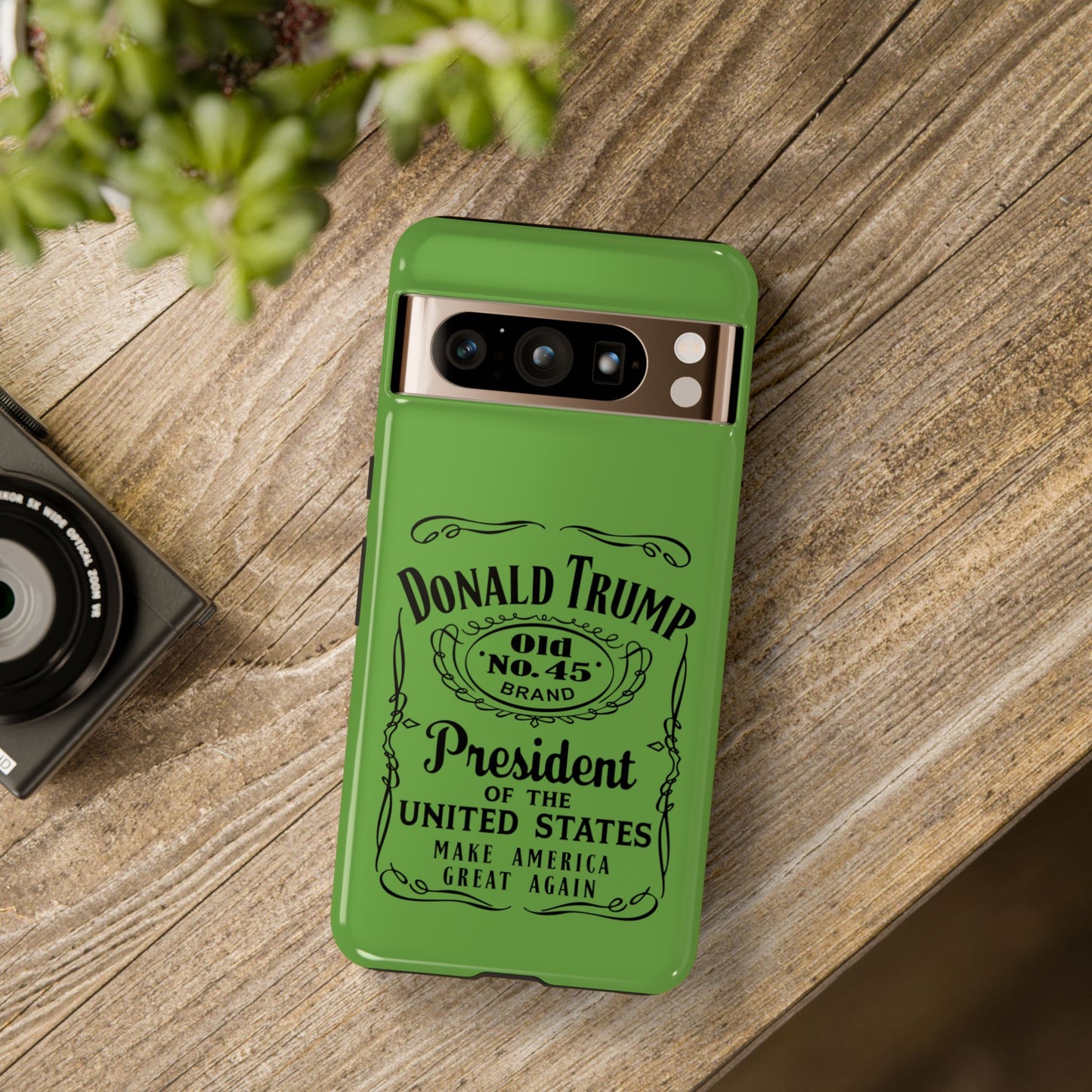 Green Trump Whiskey Phone Case