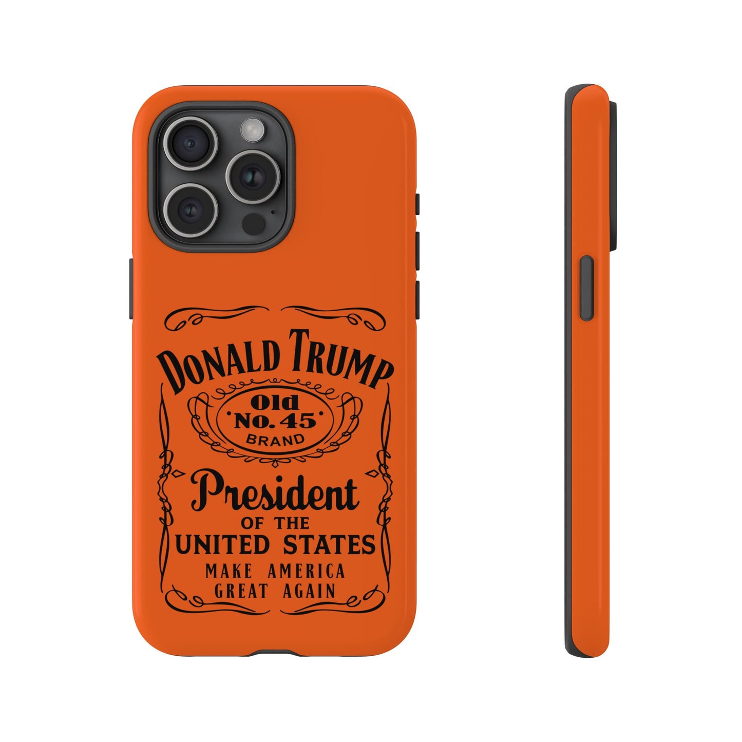 Orange Trump Whiskey Phone Case