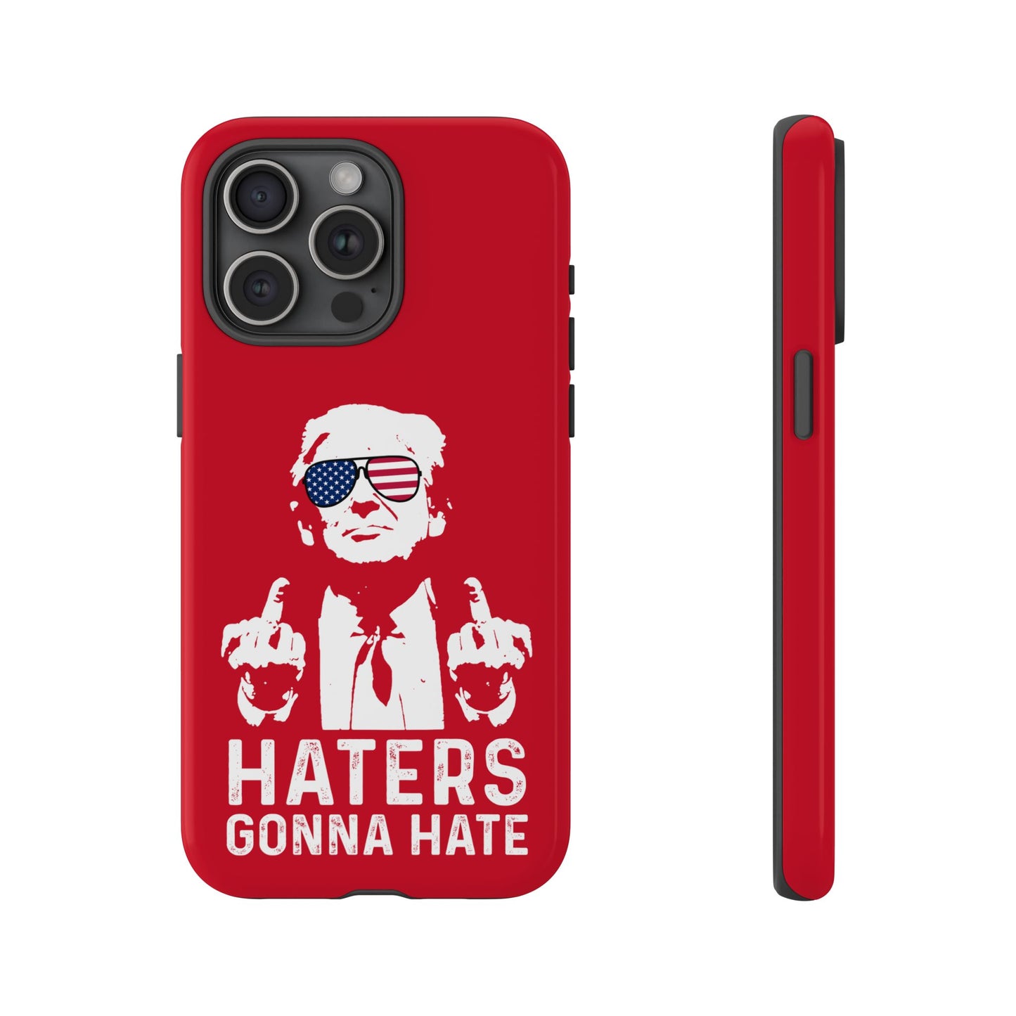 Dark Red Trump Hater Phone Case