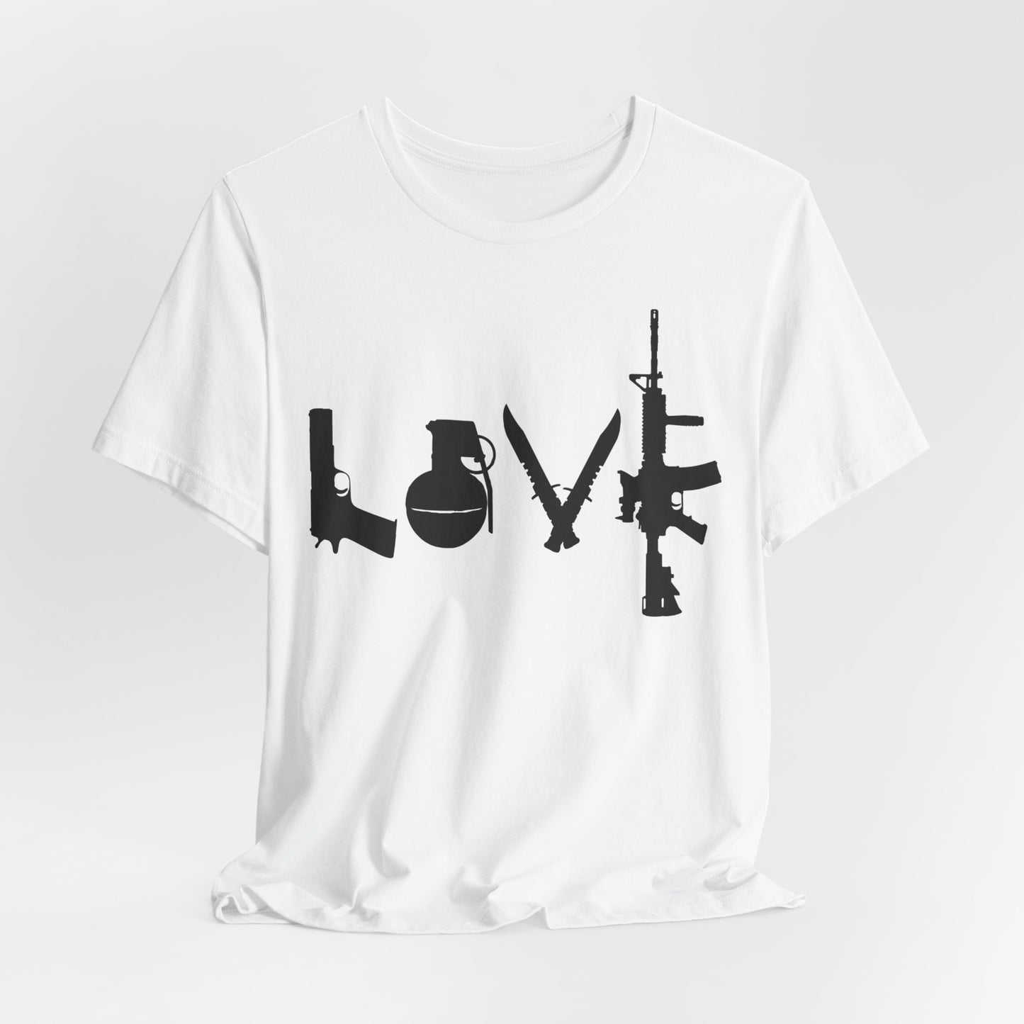 LOVE - Unisex Cotton Crew Tee
