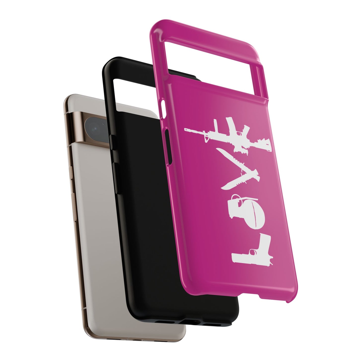 Dark Pink Love Phone Case