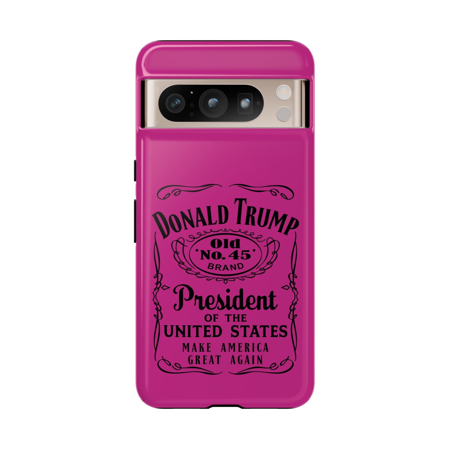 Dark Pink Trump Whiskey Phone Case
