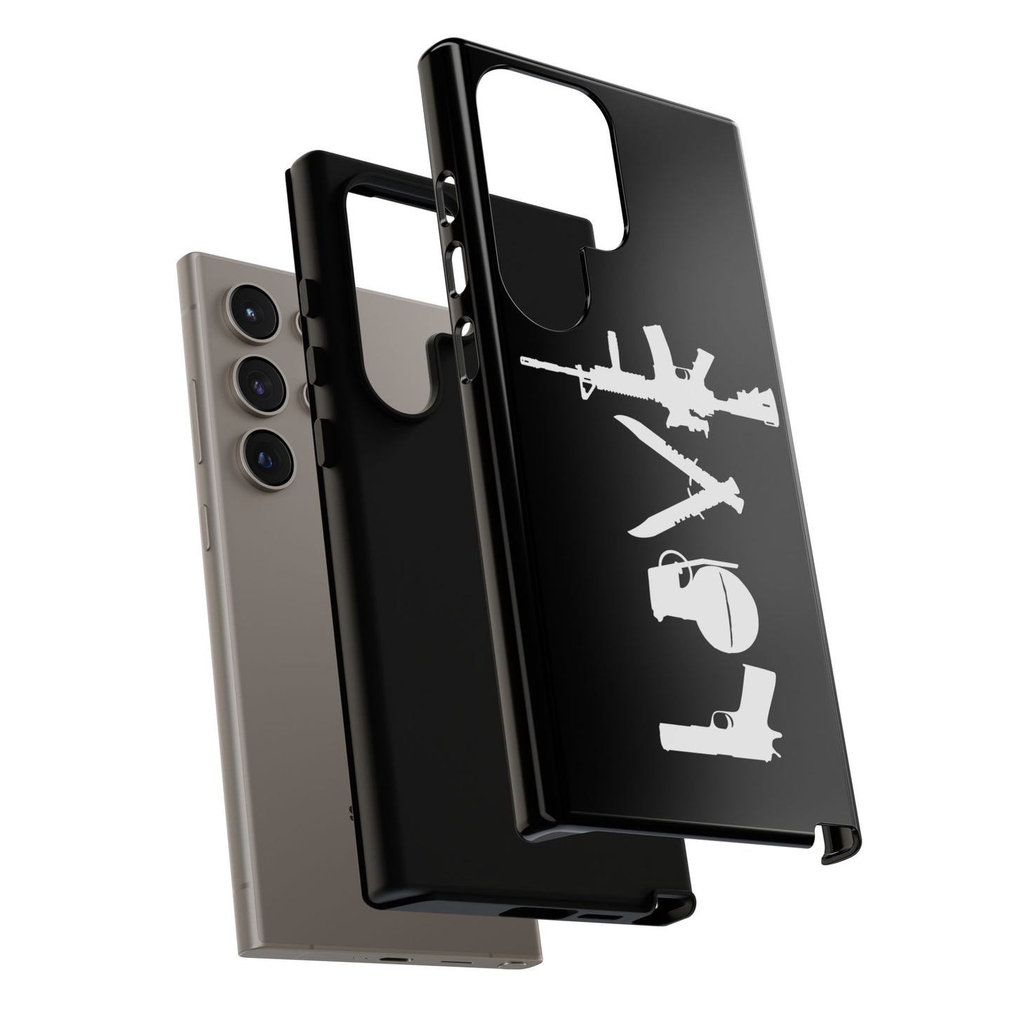 Black Love Phone Case