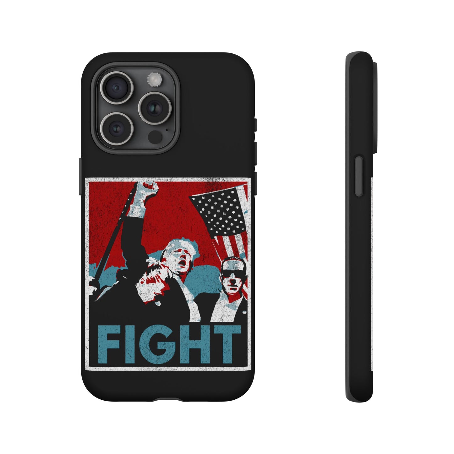 Black Trump Fight Phone Case