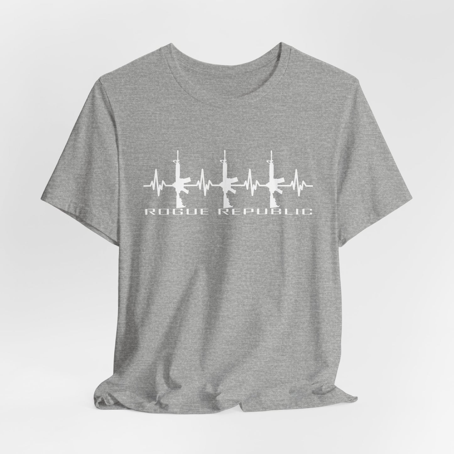Rifle EKG - Unisex Cotton Crew Tee