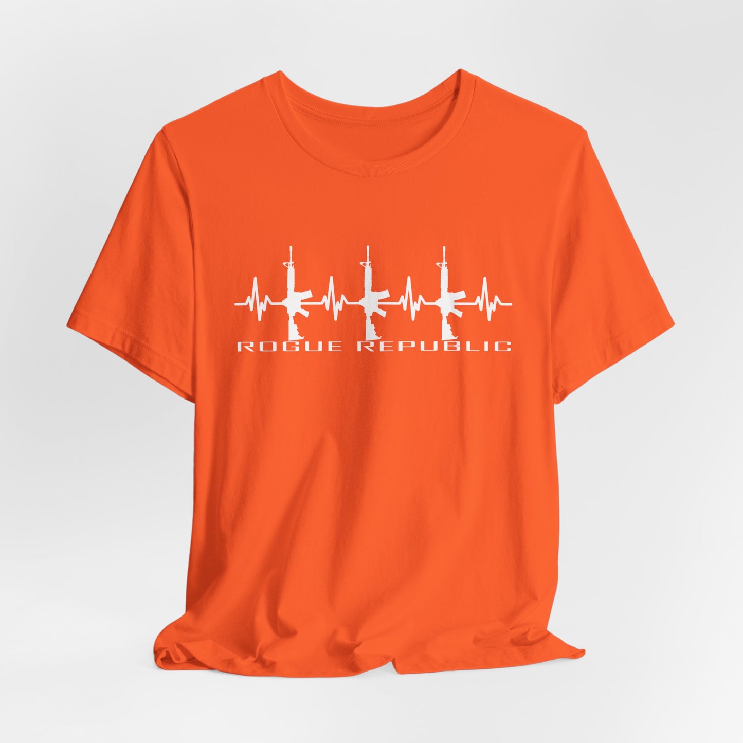 Rifle EKG - Unisex Cotton Crew Tee