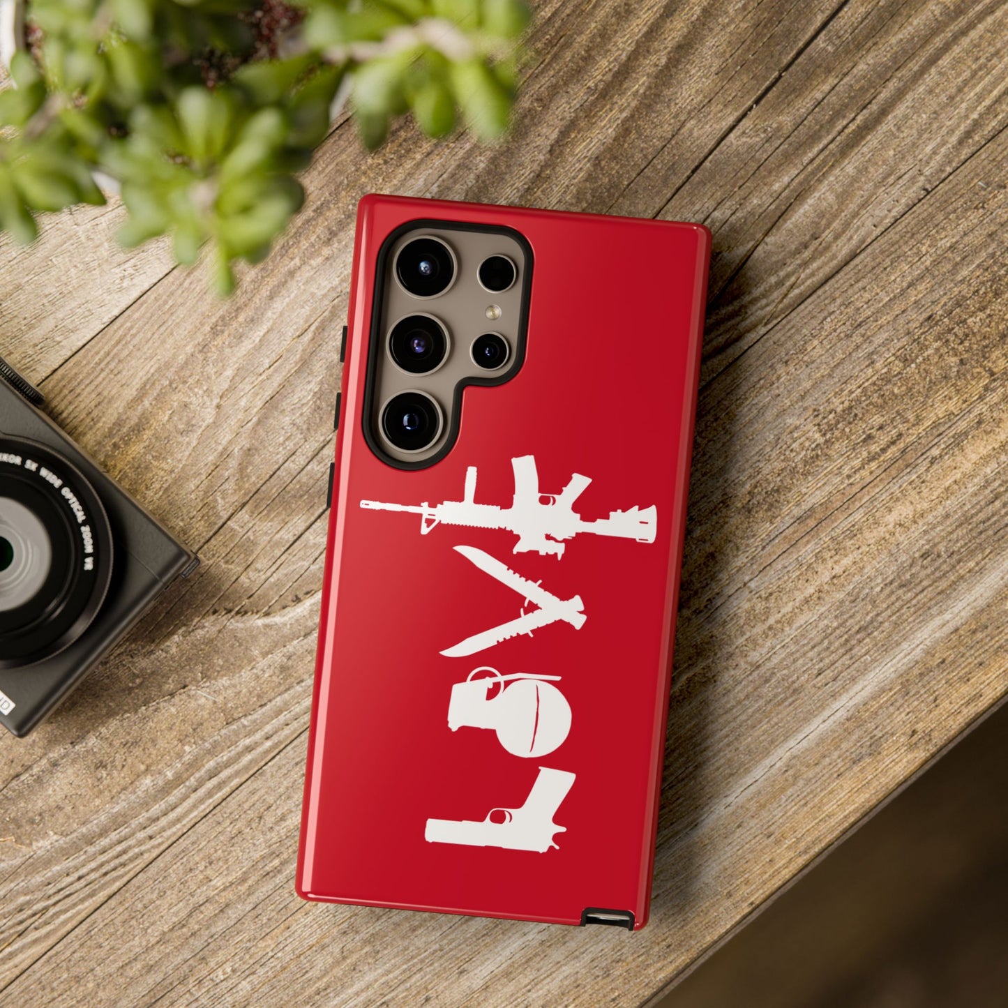 Dark Red Love Phone Case