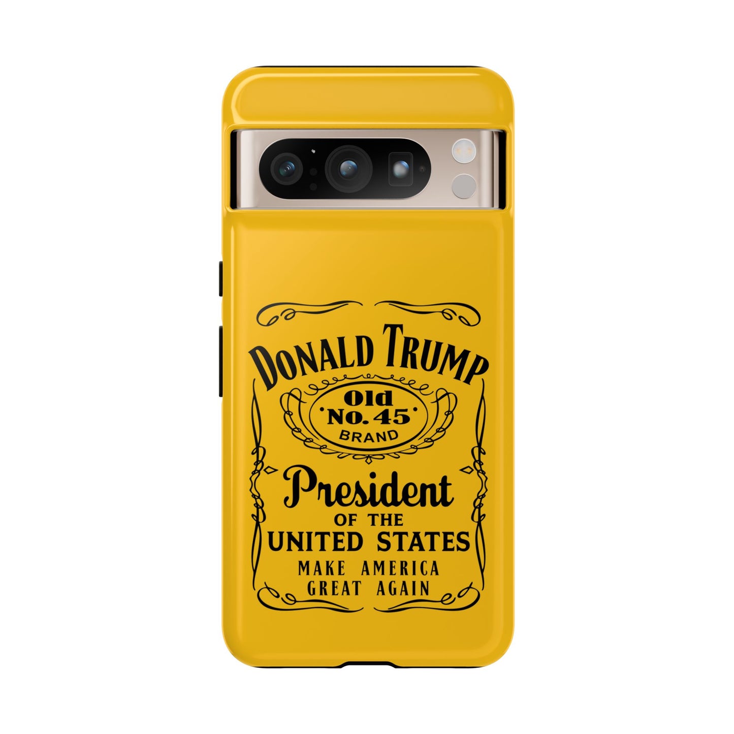 Yellow Trump Whiskey Phone Case