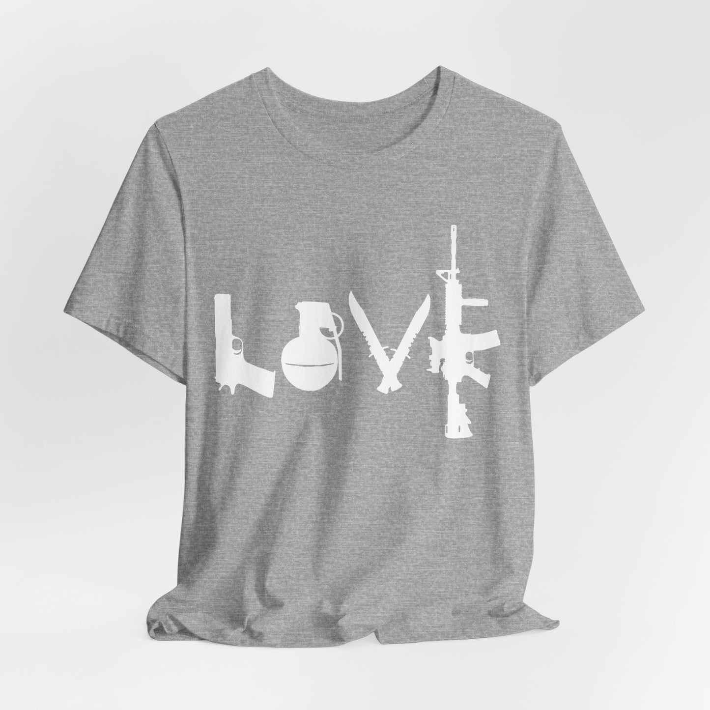 LOVE - Unisex Cotton Crew Tee