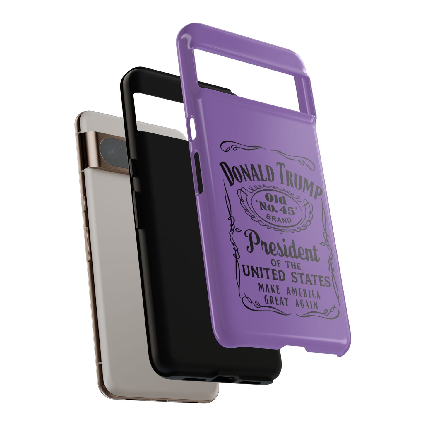 Light Purple Trump Whiskey Phone Case