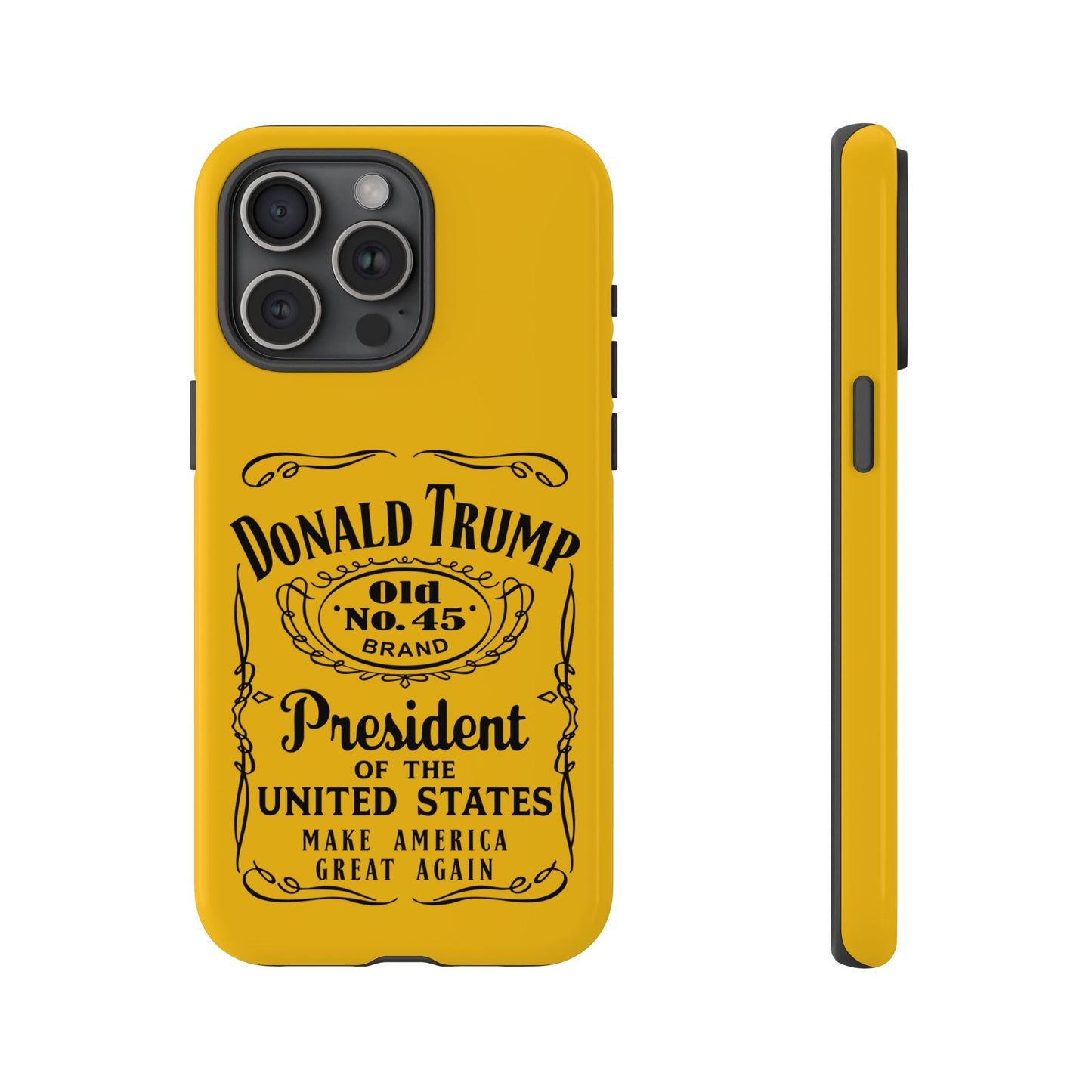 Yellow Trump Whiskey Phone Case