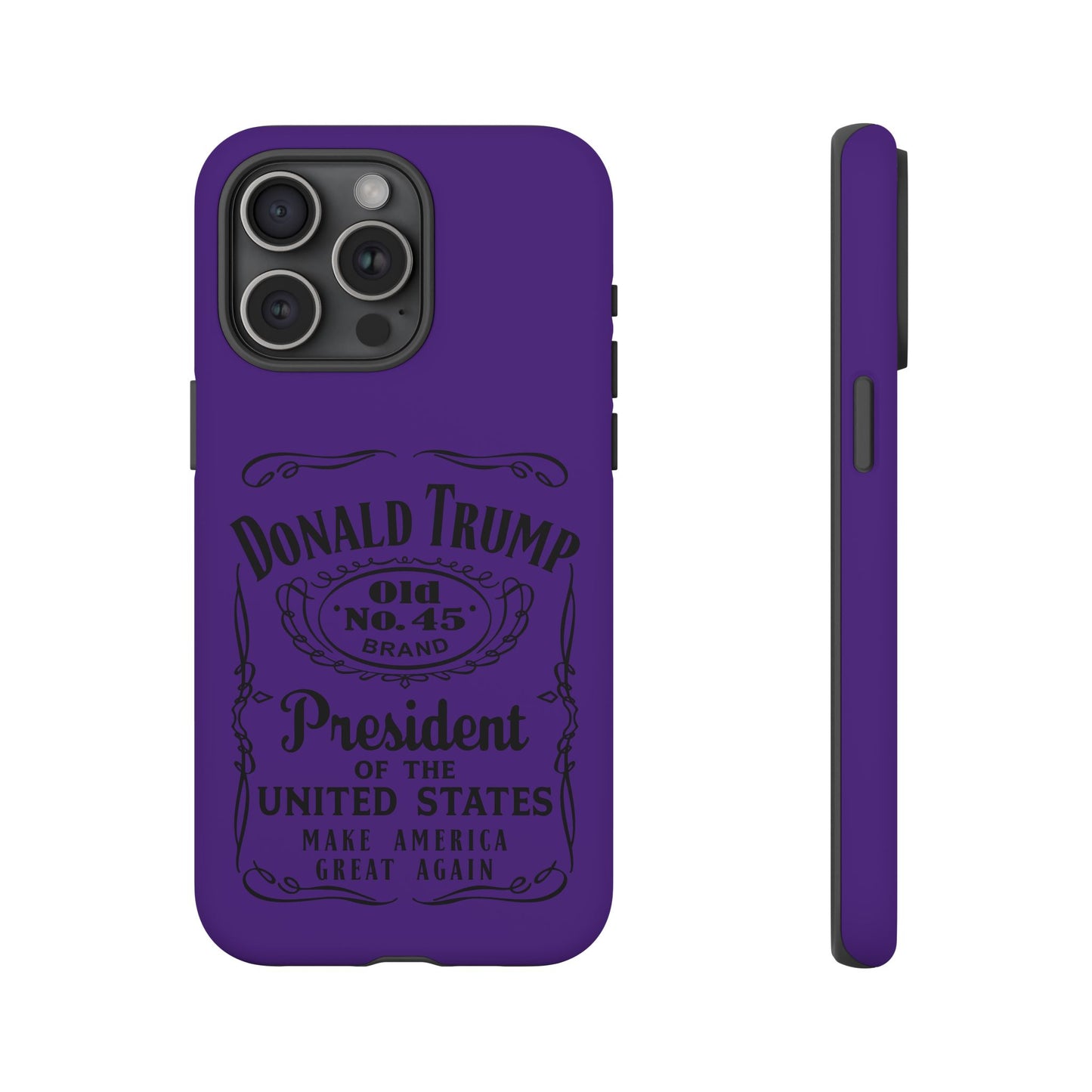 Purple Trump Whiskey Phone Case