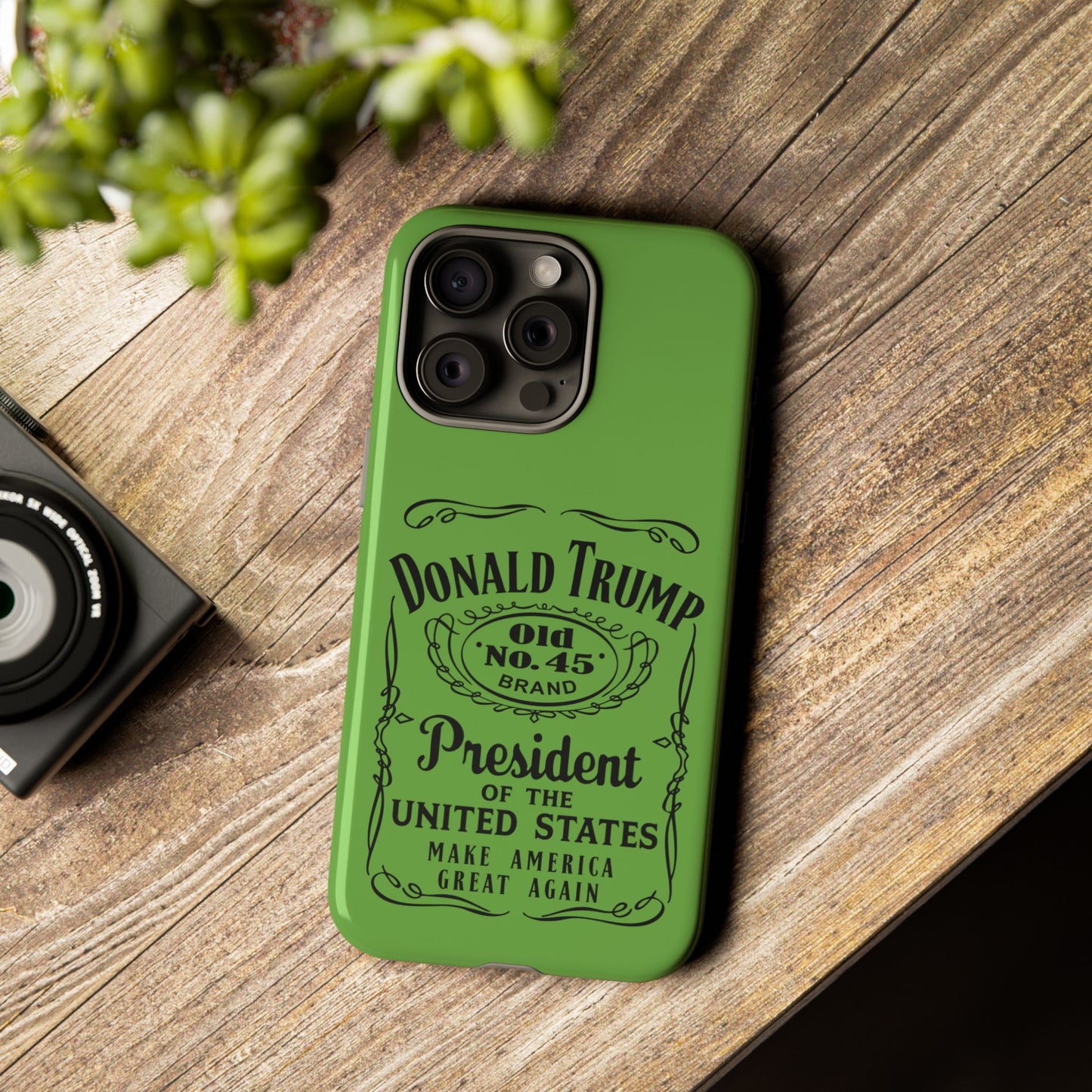Green Trump Whiskey Phone Case