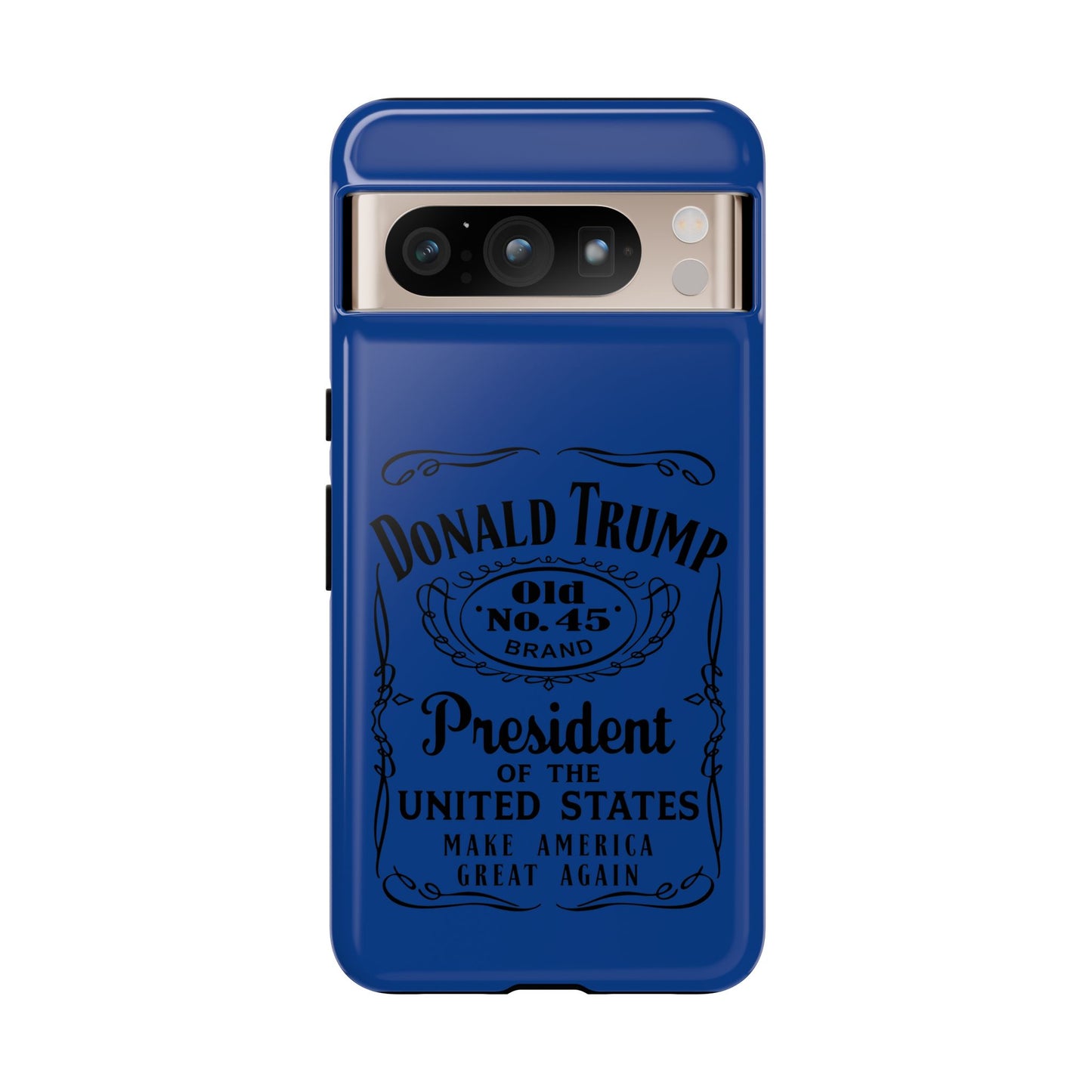 Blue Trump Whiskey Phone Case