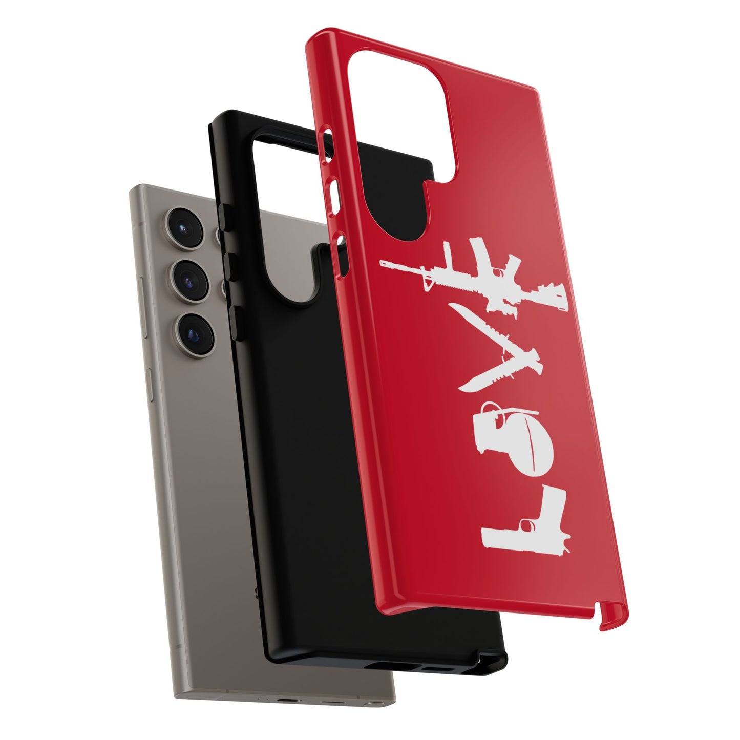 Dark Red Love Phone Case