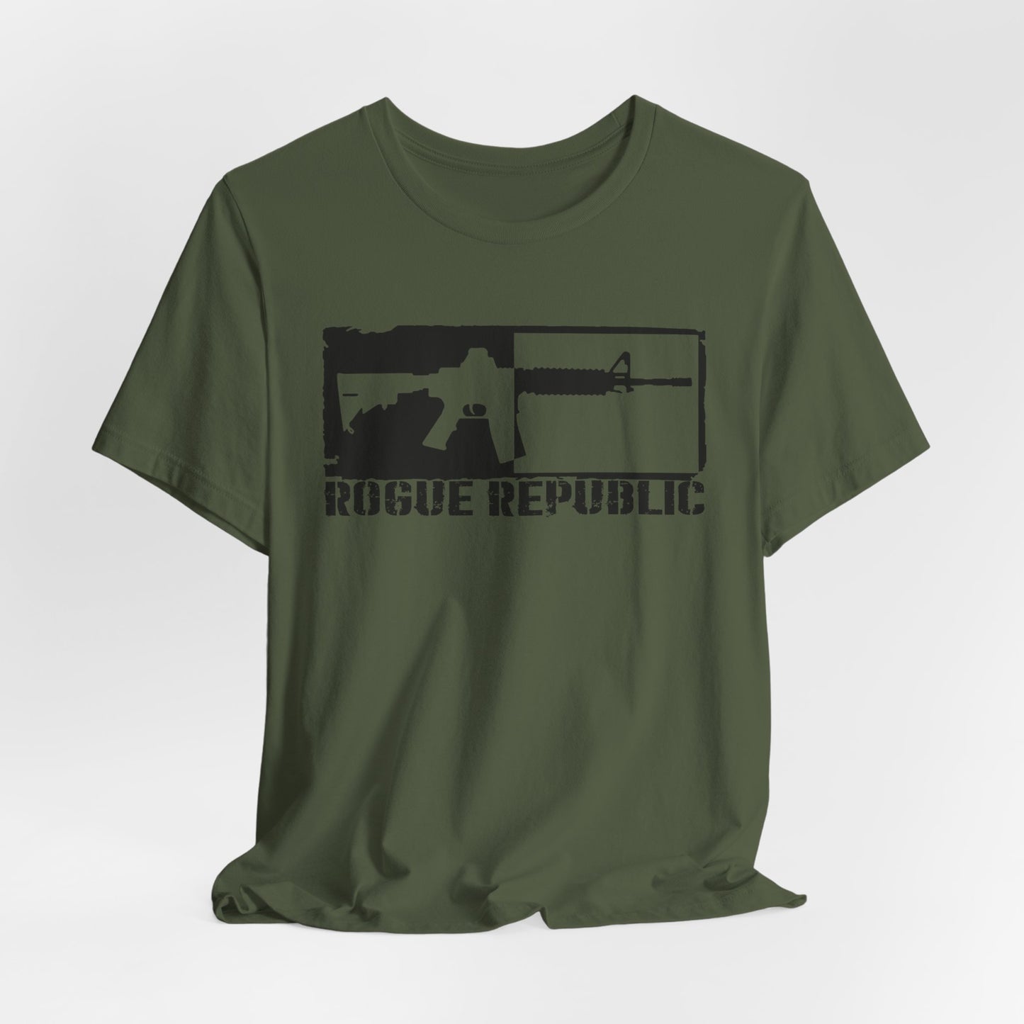 Rogue Republic AR15 - Unisex Cotton Crew Tee